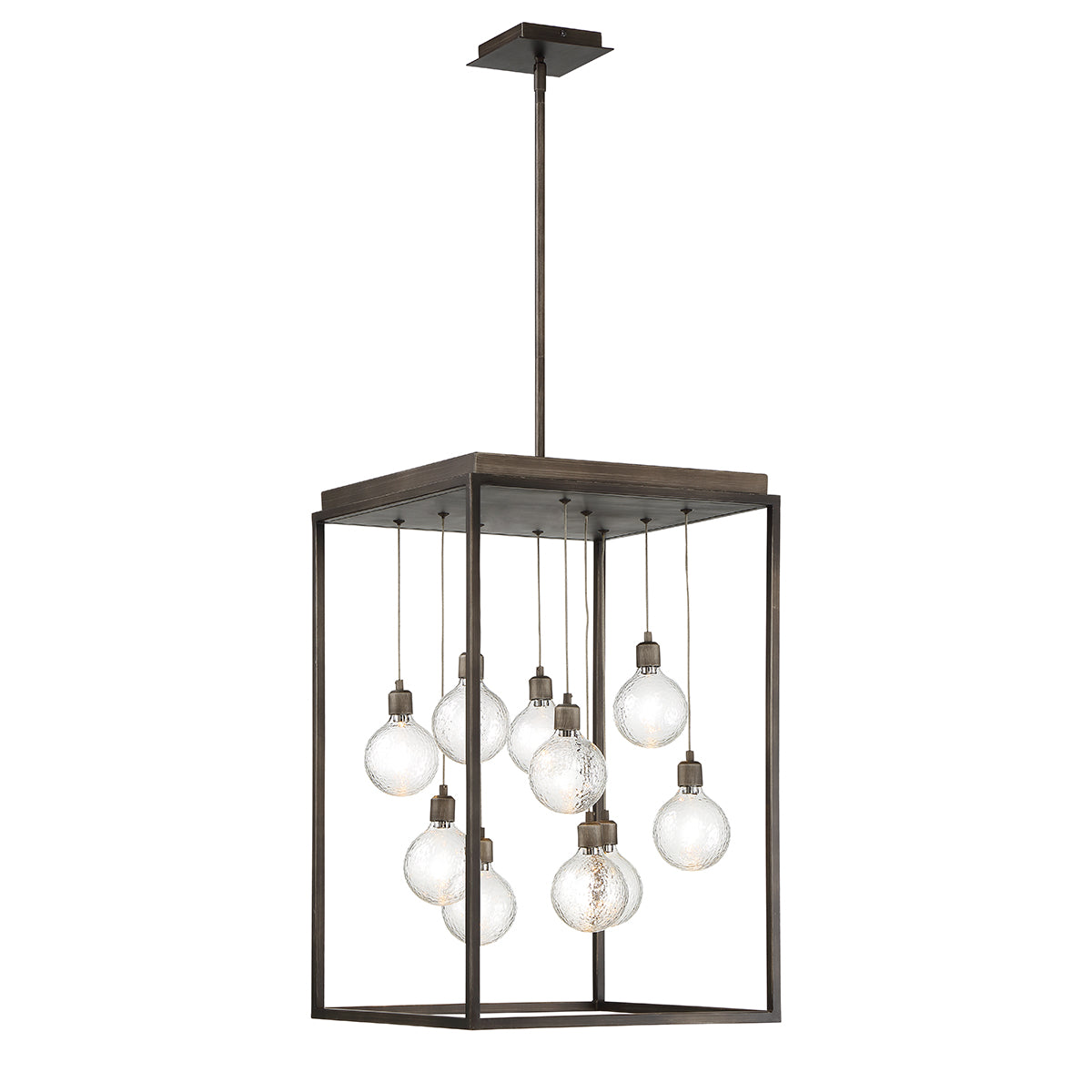 ZARINA Chandelier Bronze DEL INTÉGRÉ - 34058-015 | EUROFASE