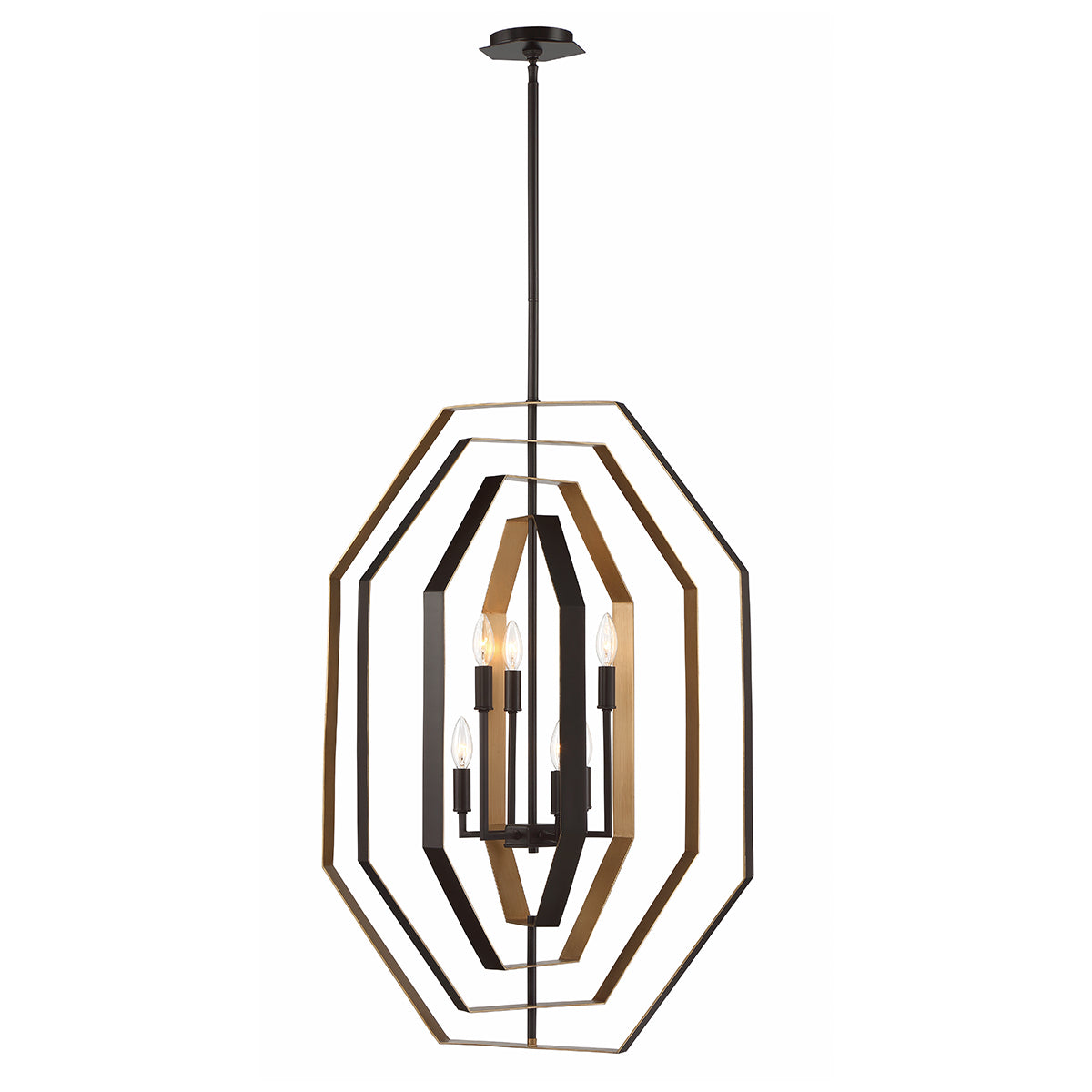 MONTCALM Chandelier Bronze - 34076-019 | EUROFASE