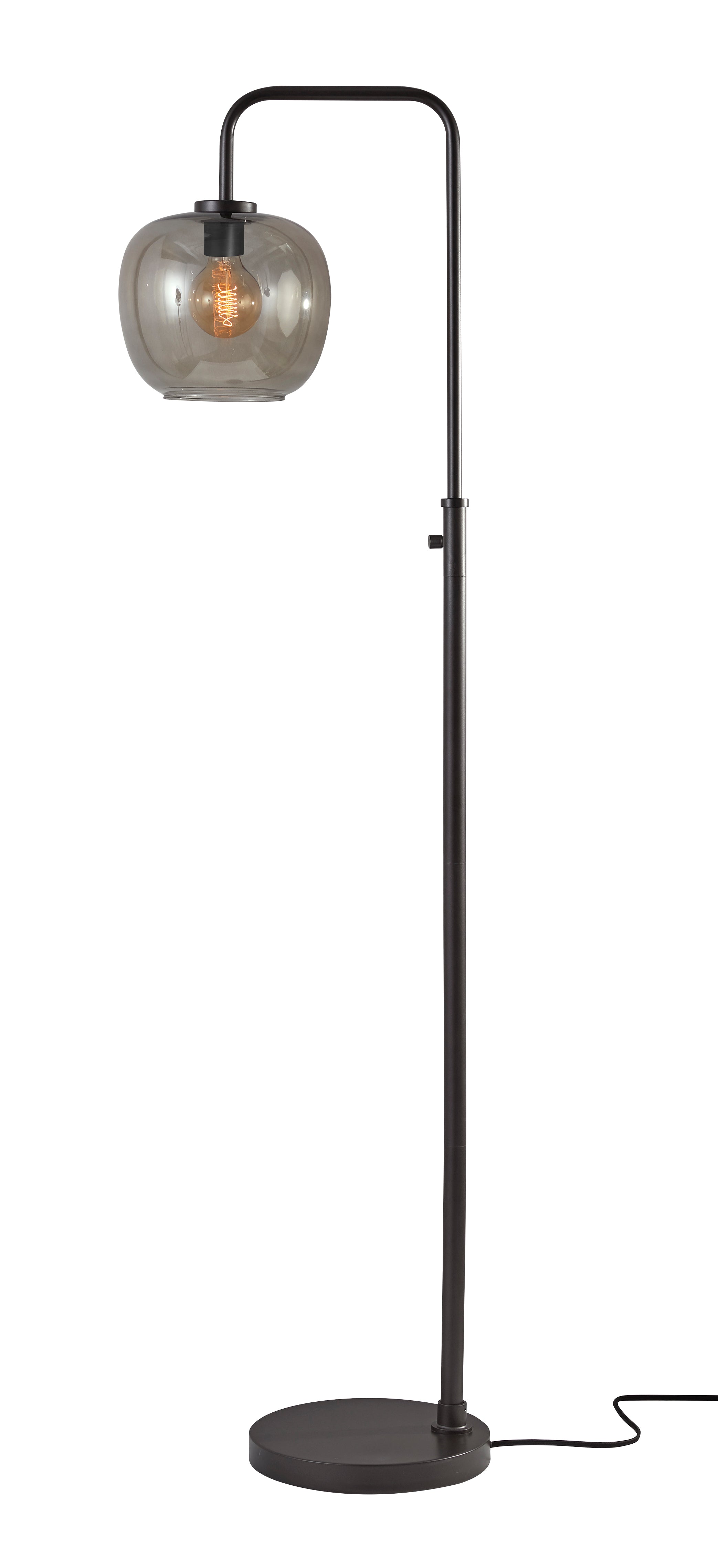 ASHTON Floor lamp Black - 3438-01 | ADESSO