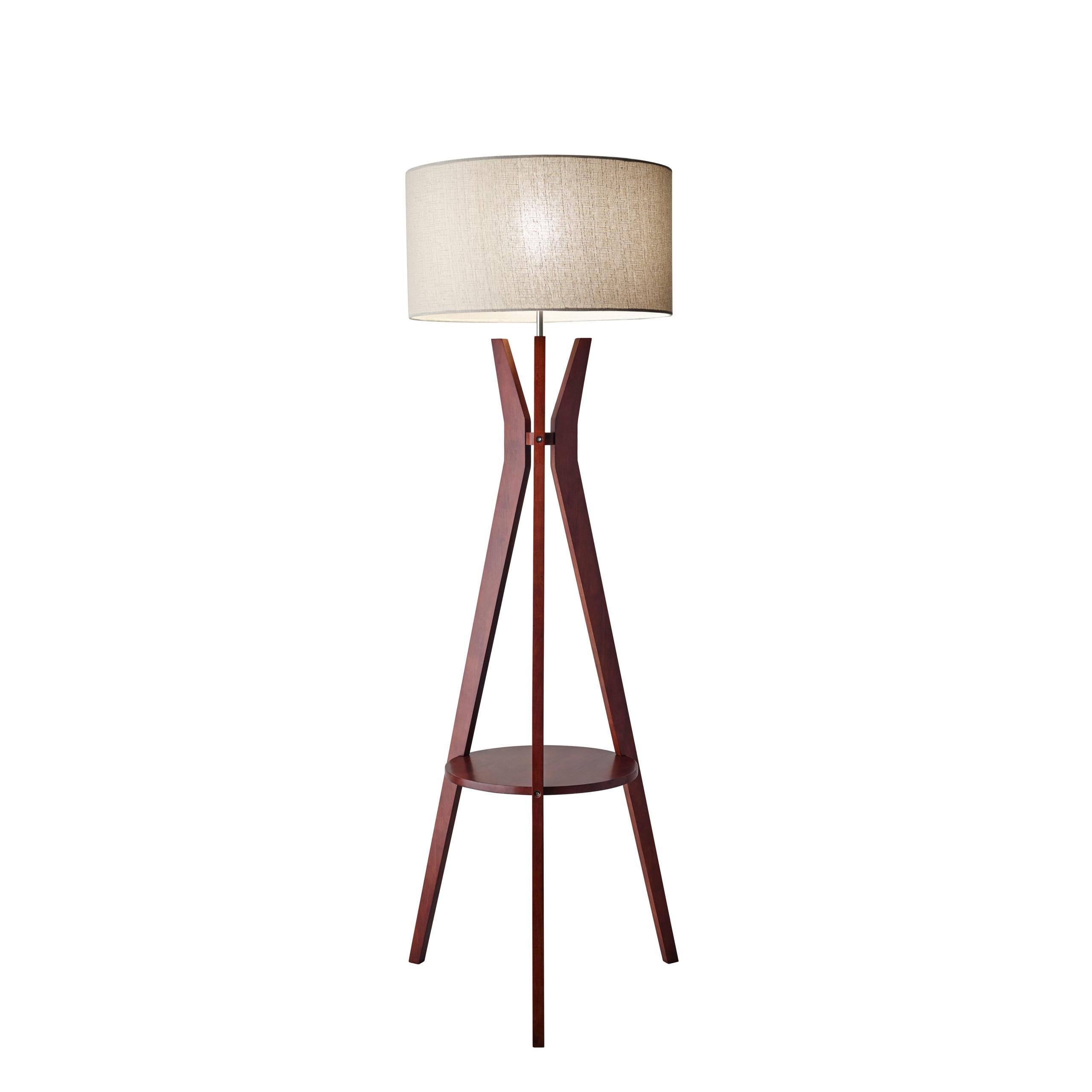 DAVIS Lampe sur pied Bois - 3471-15 | ADESSO