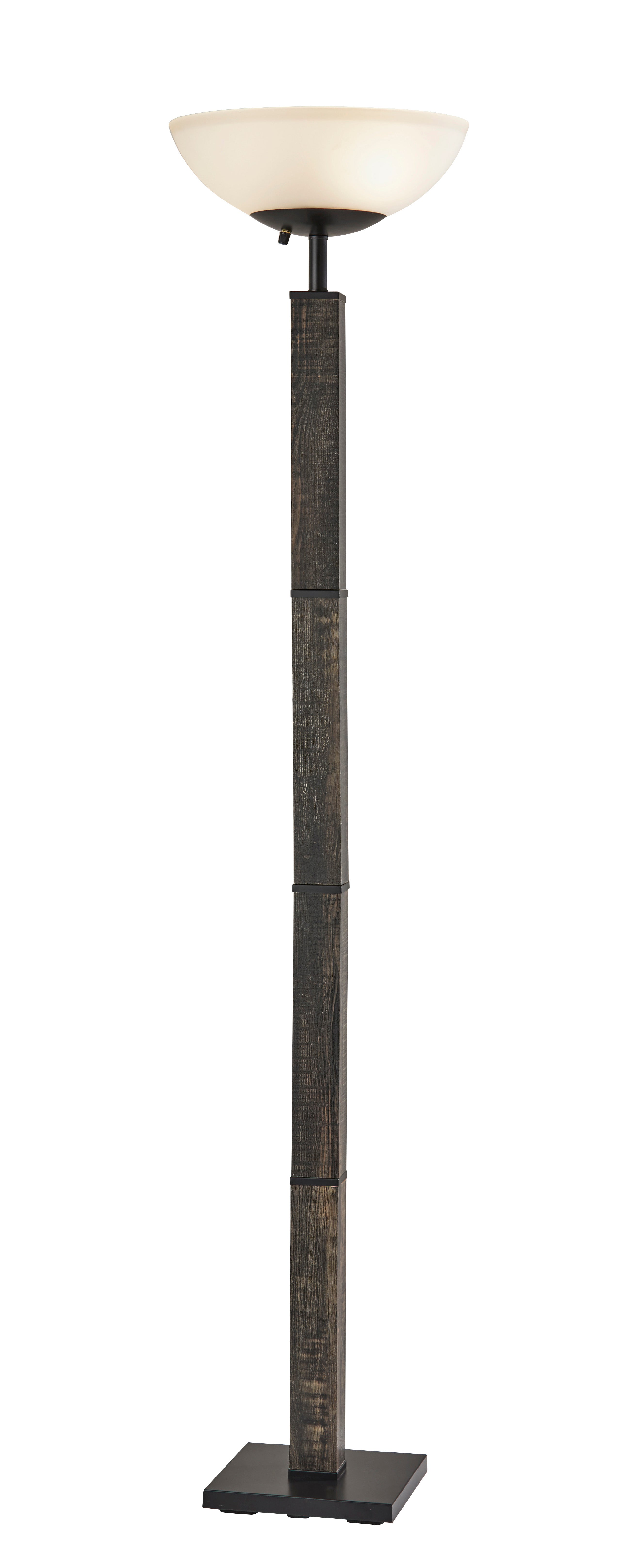 KONA Floor lamp Wood, Black - 3499-01 | ADESSO