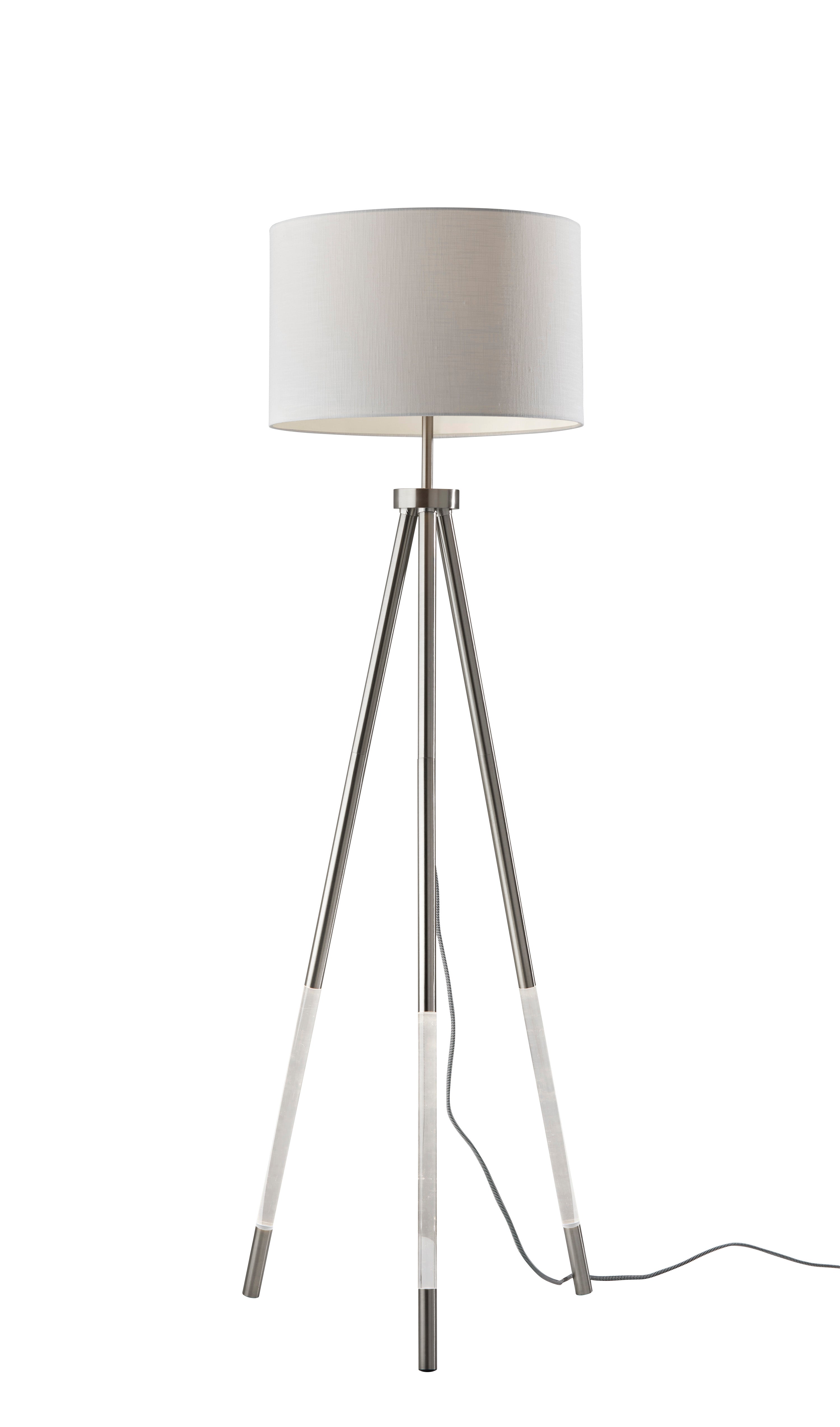 READER Lampe sur pied Nickel - 3549-22 | ADESSO