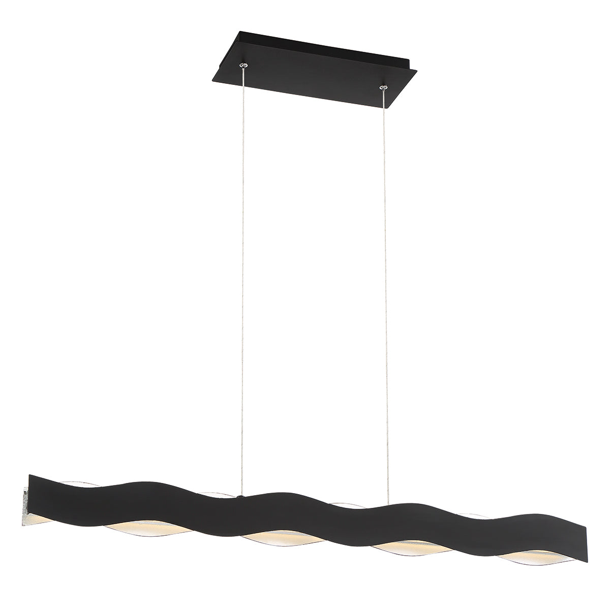 RIPPLE Chandelier Black - 35955-016 INTEGRATED LED | EUROFASE