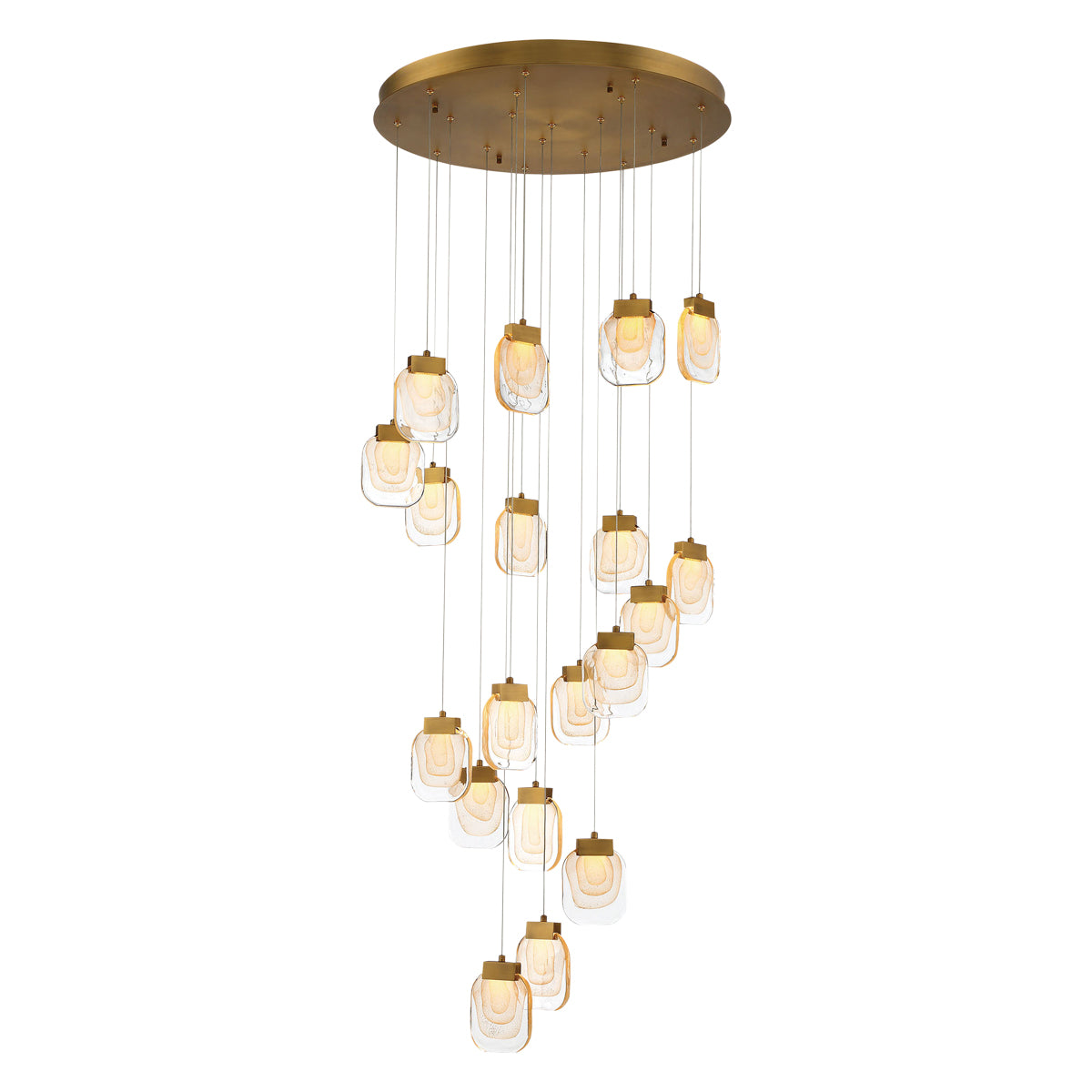 PAGET Chandelier Or - 37192-013 | EUROFASE