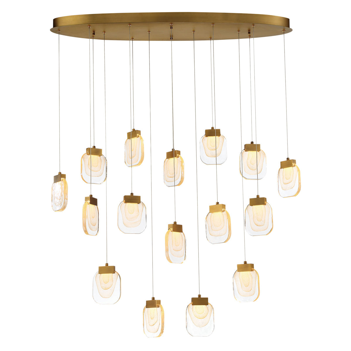 PAGET Chandelier Or - 37194-017 | EUROFASE