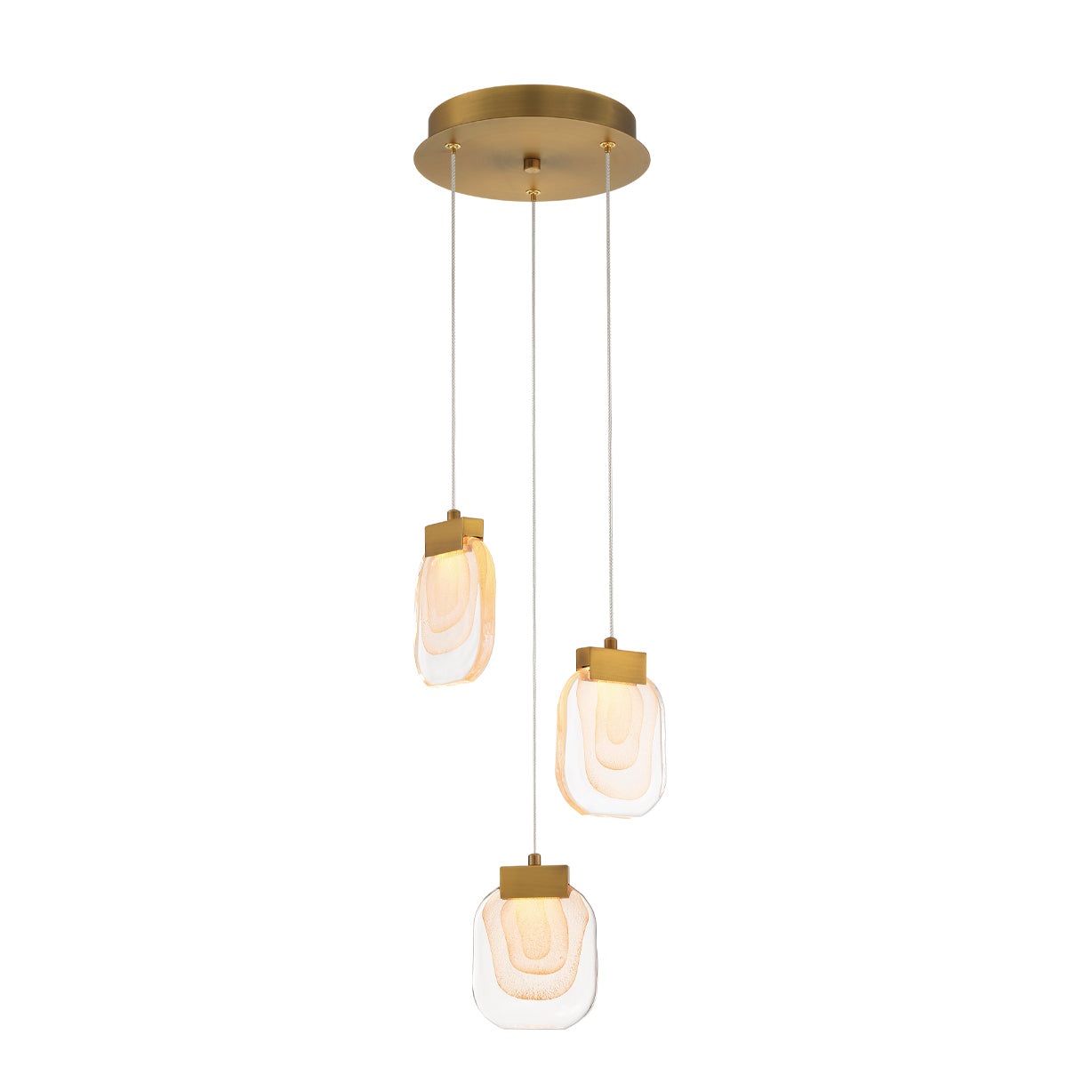 PAGET Chandelier Or - 38042-010 | EUROFASE