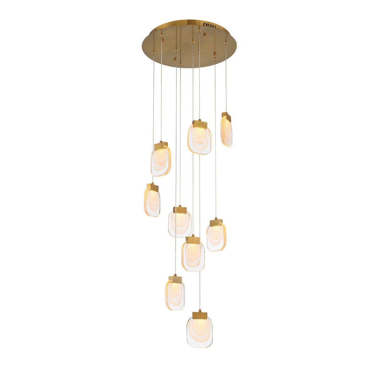 PAGET Chandelier Or - 38043-017 | EUROFASE