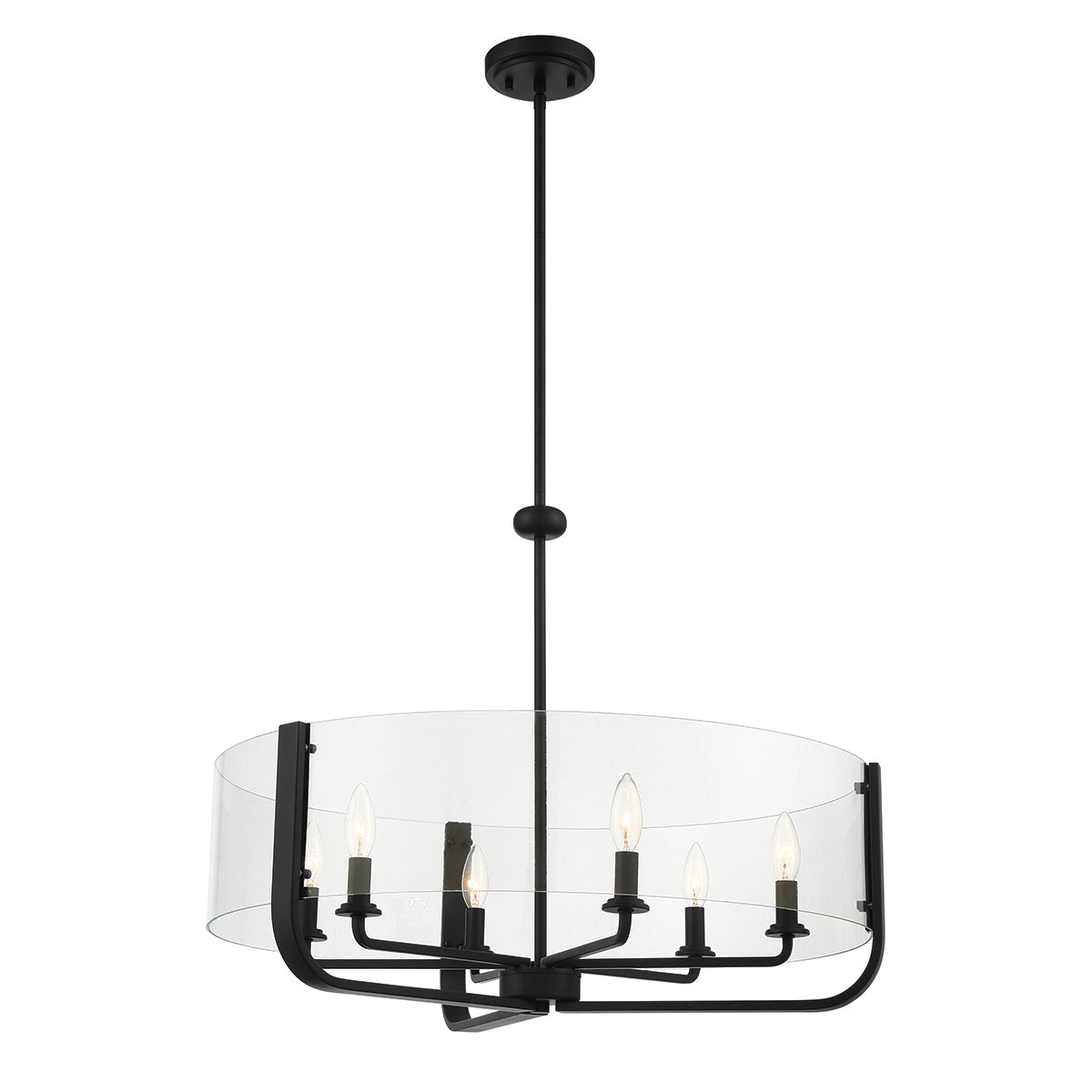 CAMPISI Chandelier Noir - 38155-031 | EUROFASE