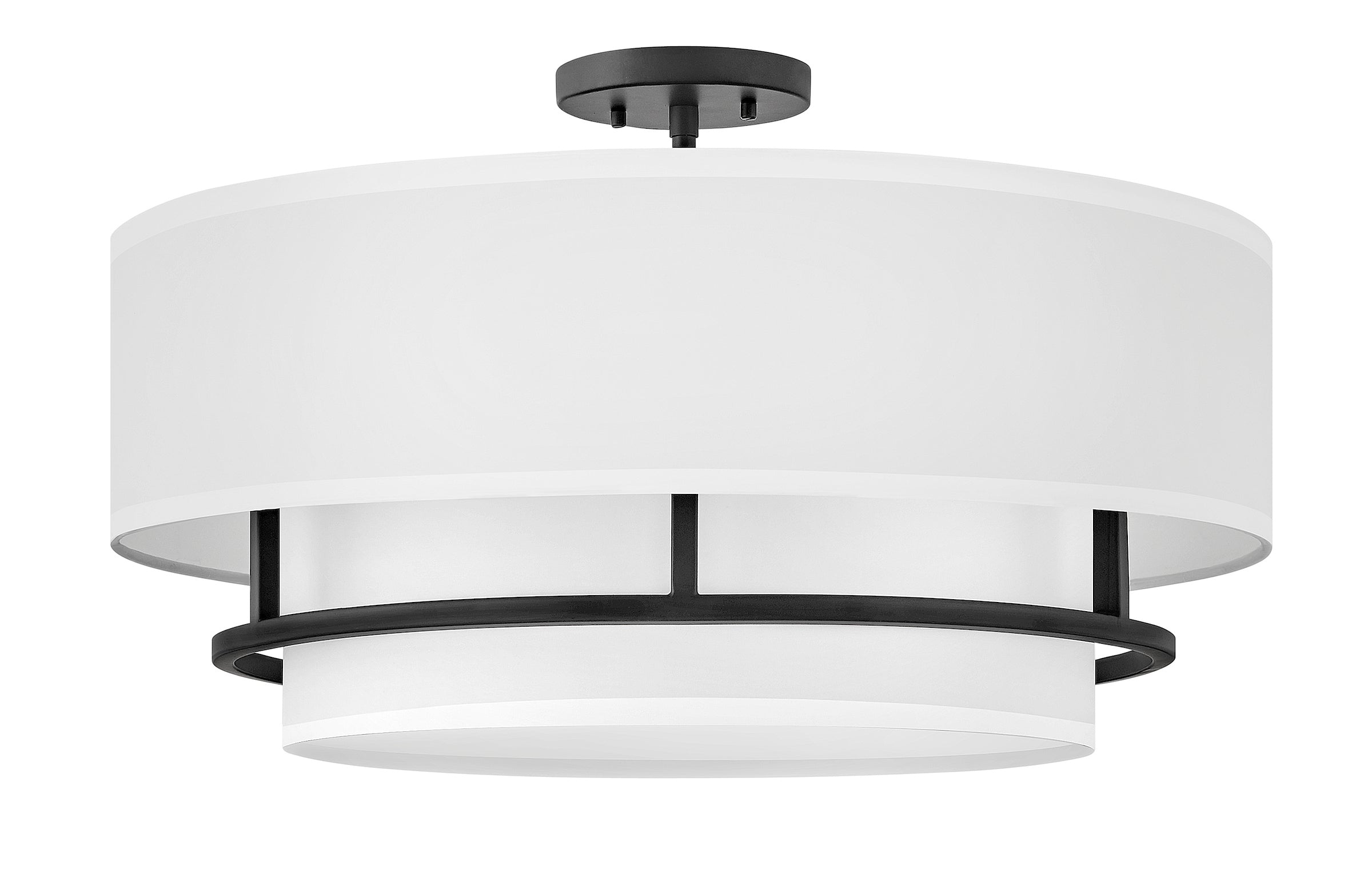 GRAHAM Flush mount Black - 38894BK | HINKLEY