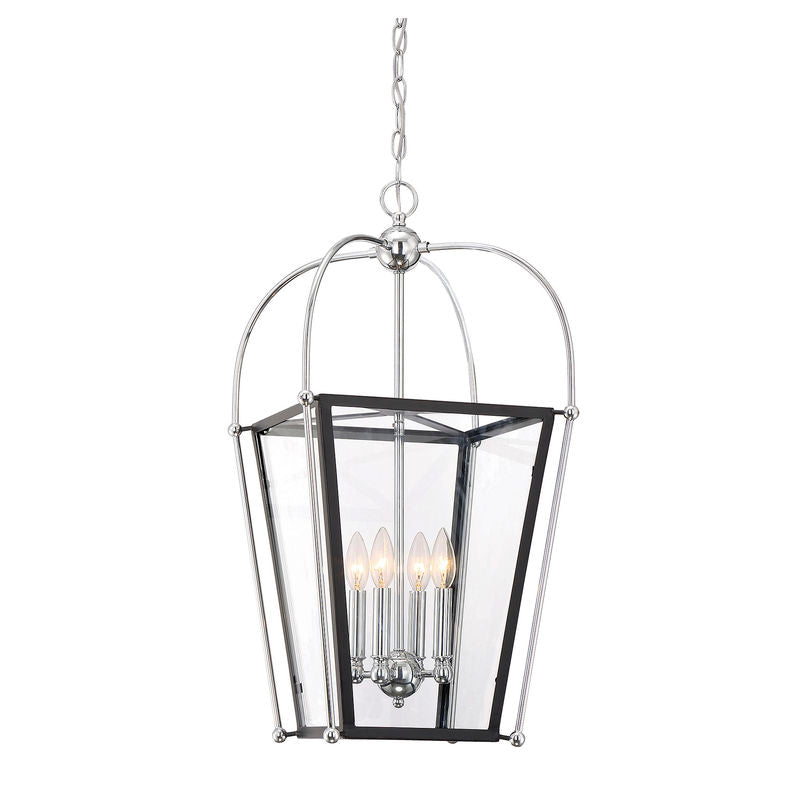 DUNBAR Chandelier Noir, Chrome - 3-9074-4-67 | SAVOYS