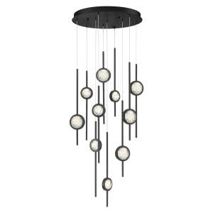 BARLETTA Chandelier Black - 39464-019 INTEGRATED LED | EUROFASE