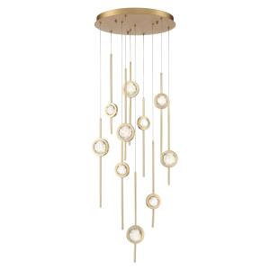 BARLETTA Chandelier Gold - 39464-026 INTEGRATED LED | EUROFASE