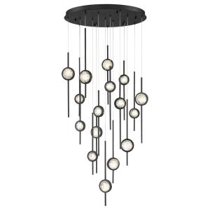 BARLETTA Chandelier Black - 39465-016 INTEGRATED LED | EUROFASE