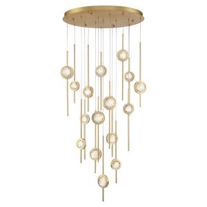 BARLETTA Chandelier Gold - 39465-023 INTEGRATED LED | EUROFASE