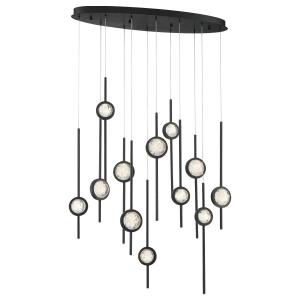 BARLETTA Chandelier Black - 39466-013 INTEGRATED LED | EUROFASE