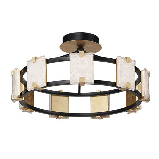 RADIANT Flush mount Black, Gold INTEGRATED LED - 39530CYBKGL | MAXIM/ET2