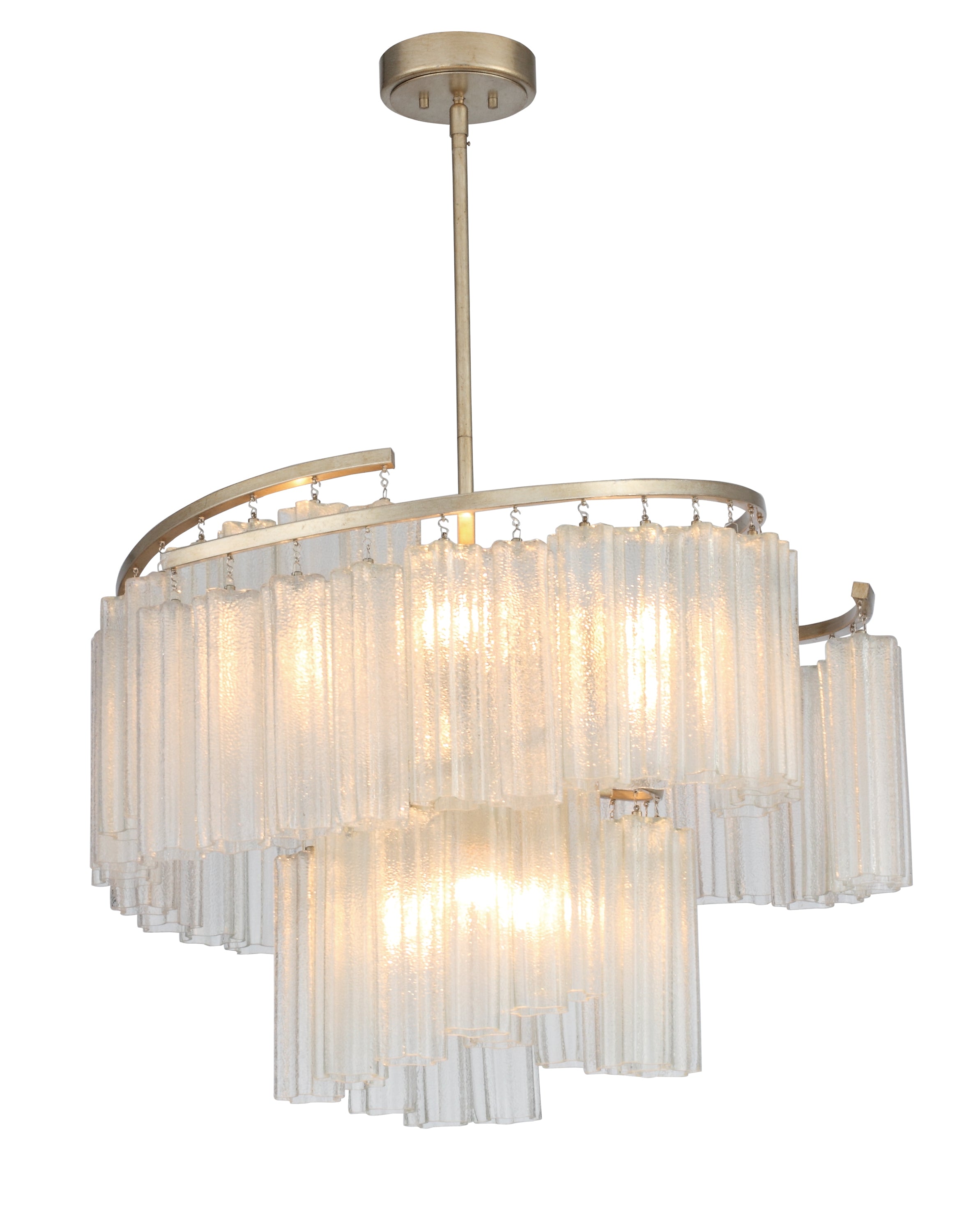 VICTORIA Chandelier Nickel - 39577WFLGS | MAXIM/ET2