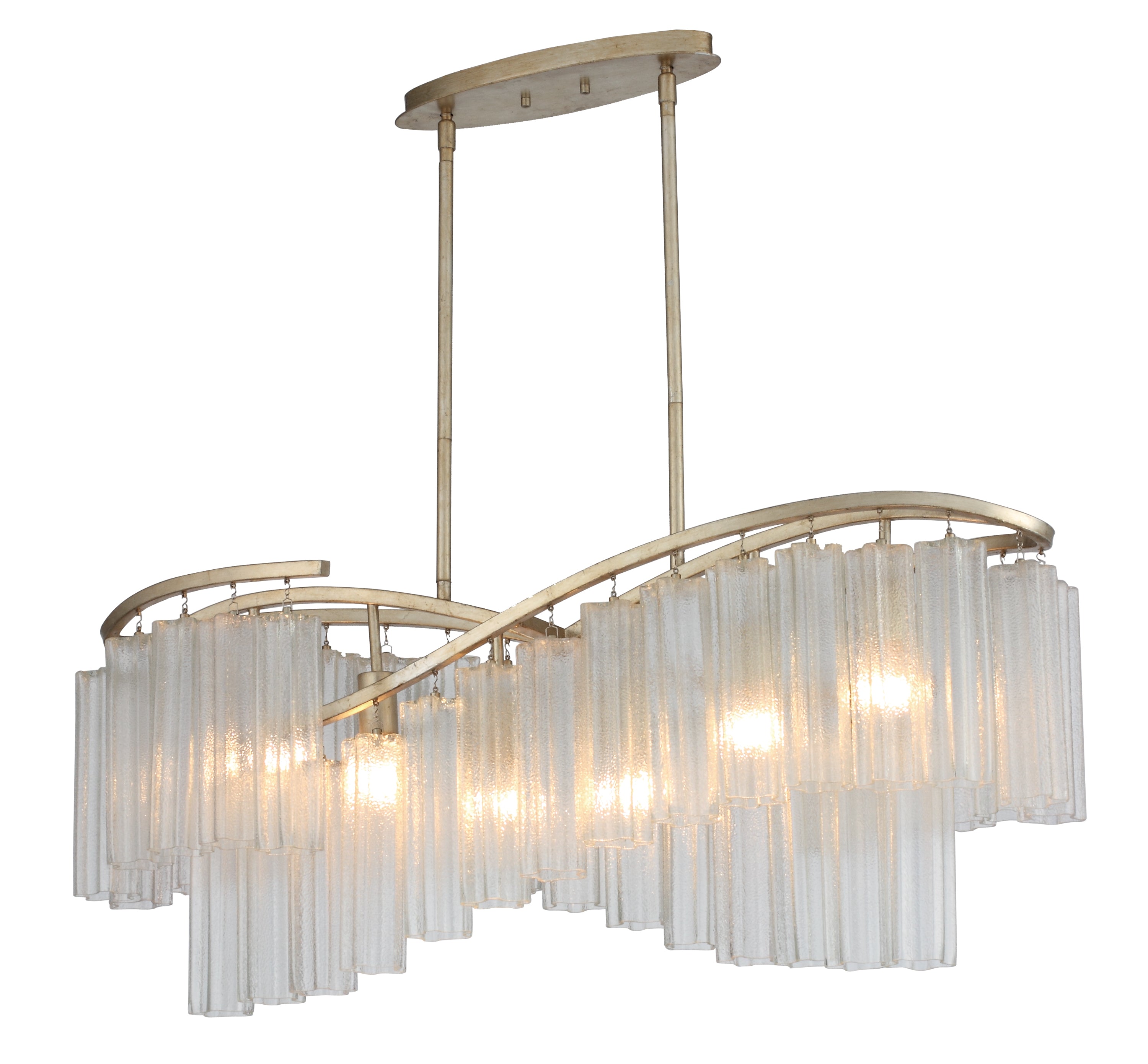 VICTORIA Chandelier Nickel - 39579WFLGS | MAXIM/ET2