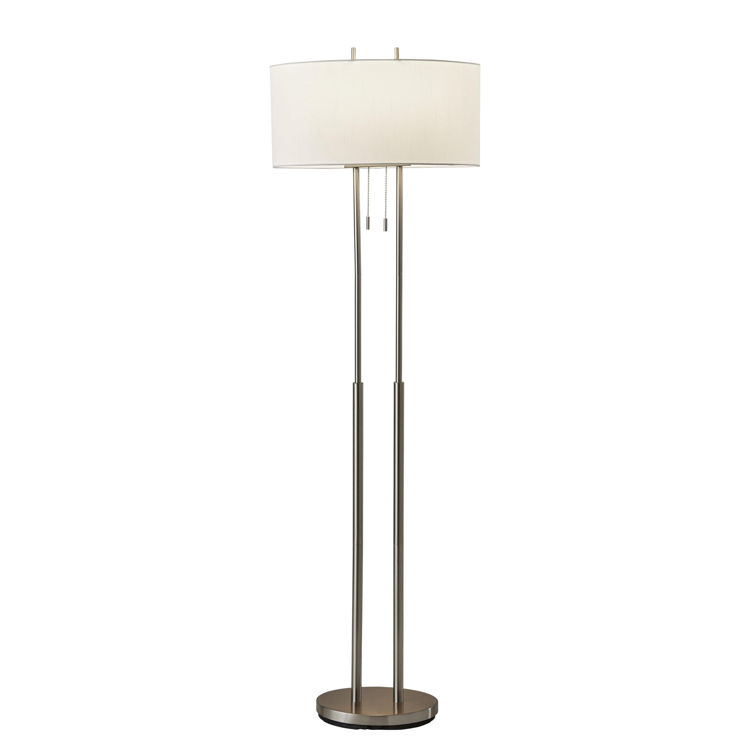 DUET Floor lamp Stainless steel - 4016-22 | ADESSO