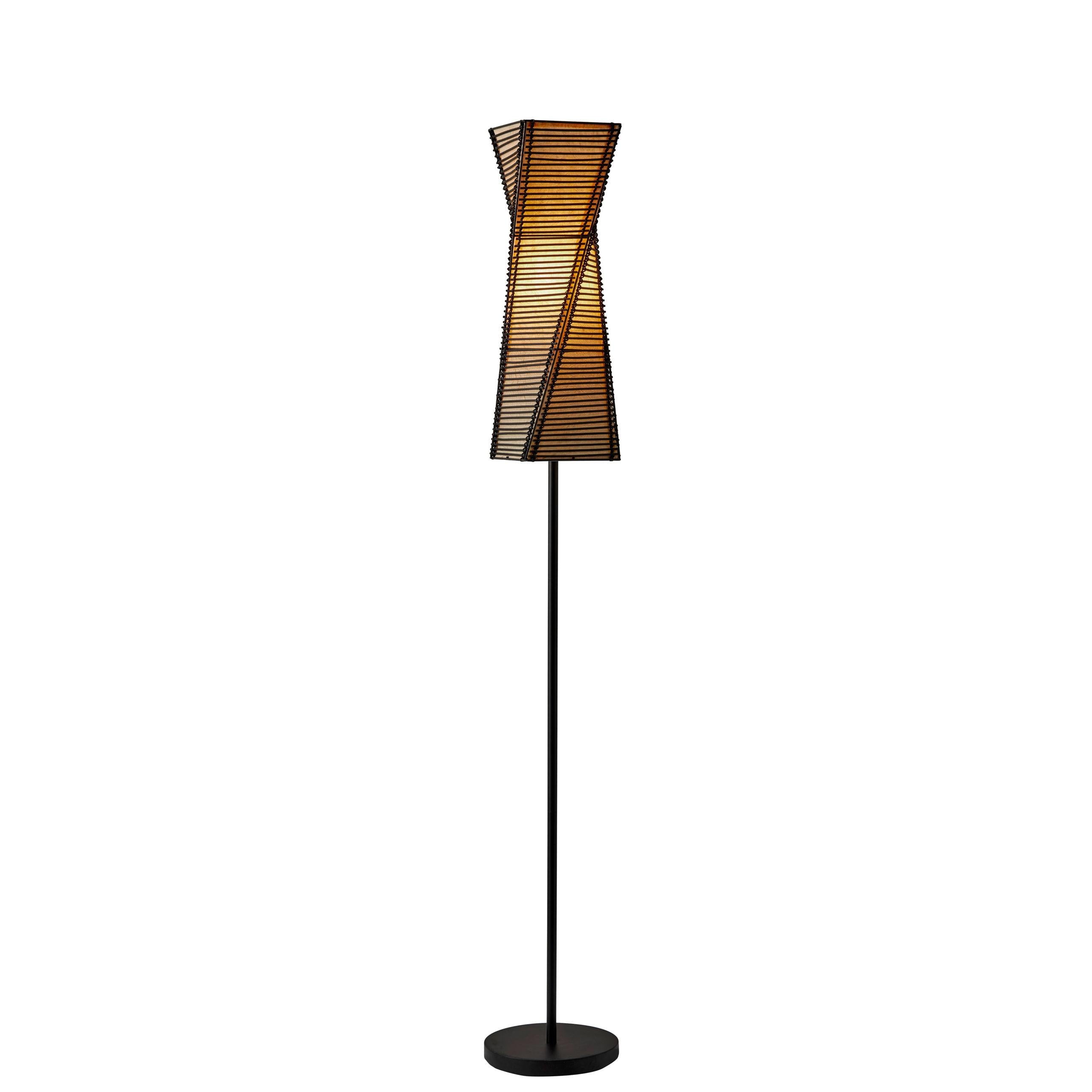 LEXINGTON Lampe sur pied Noir - 4047-01 | ADESSO