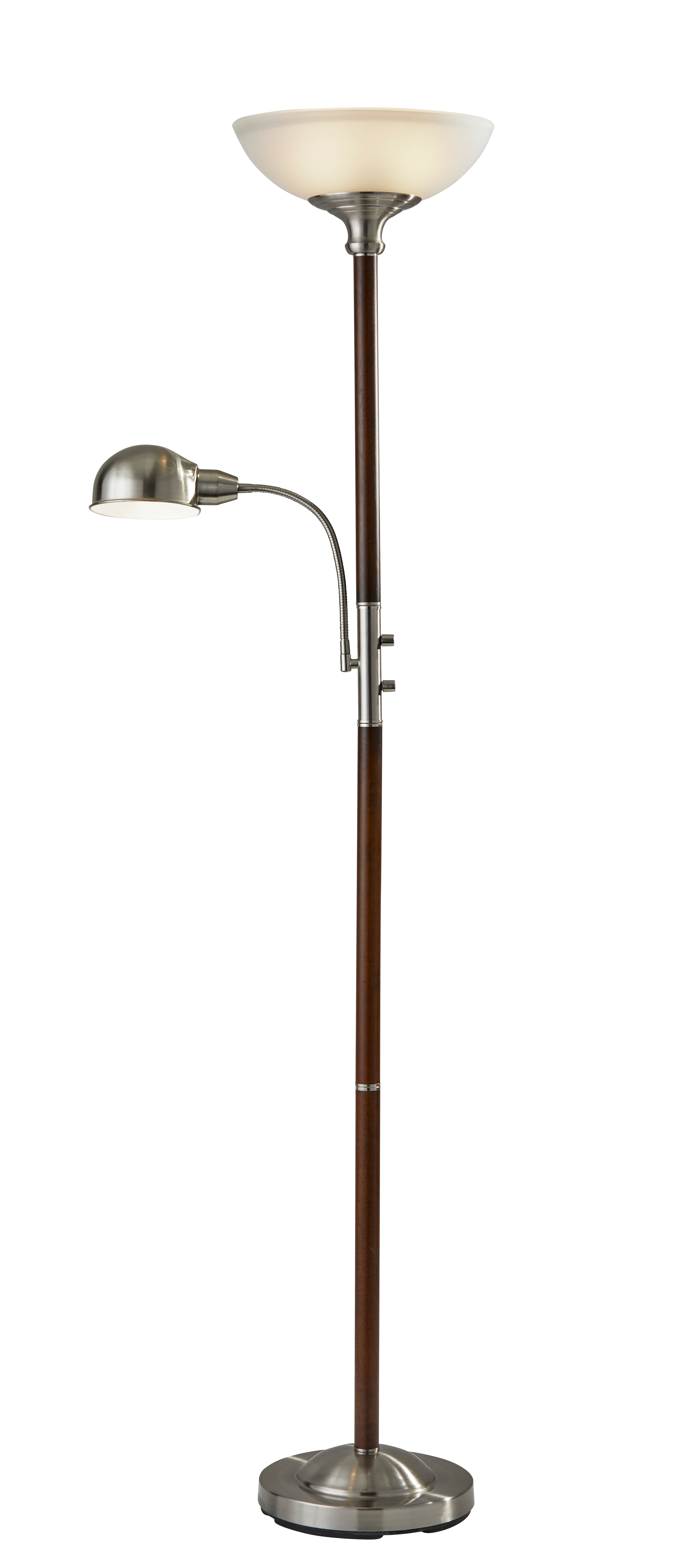 BOULEVARD Lampe sur pied Bois - 4052-15 | ADESSO