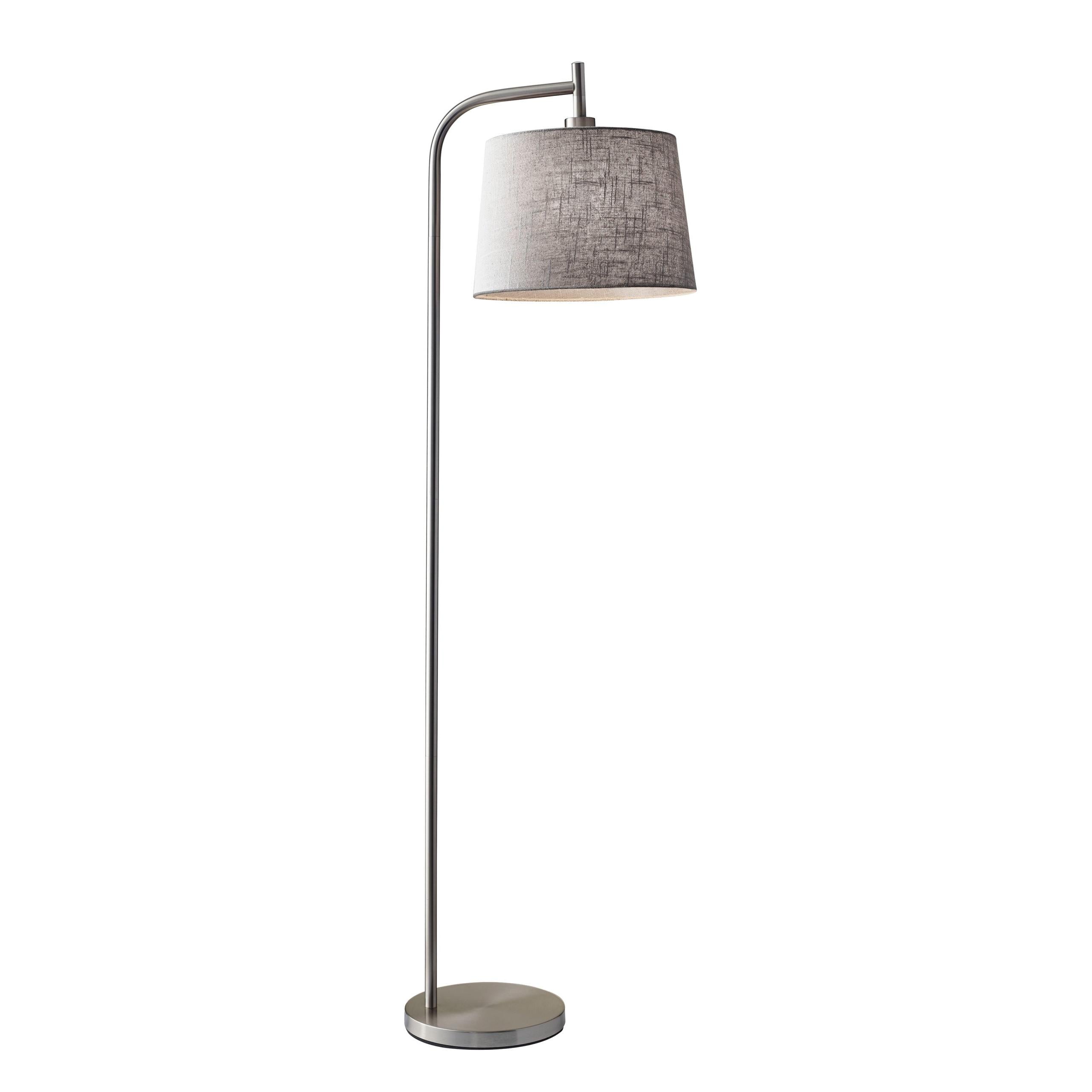 ANDERSON Lampe sur pied Nickel - 4071-22 | ADESSO