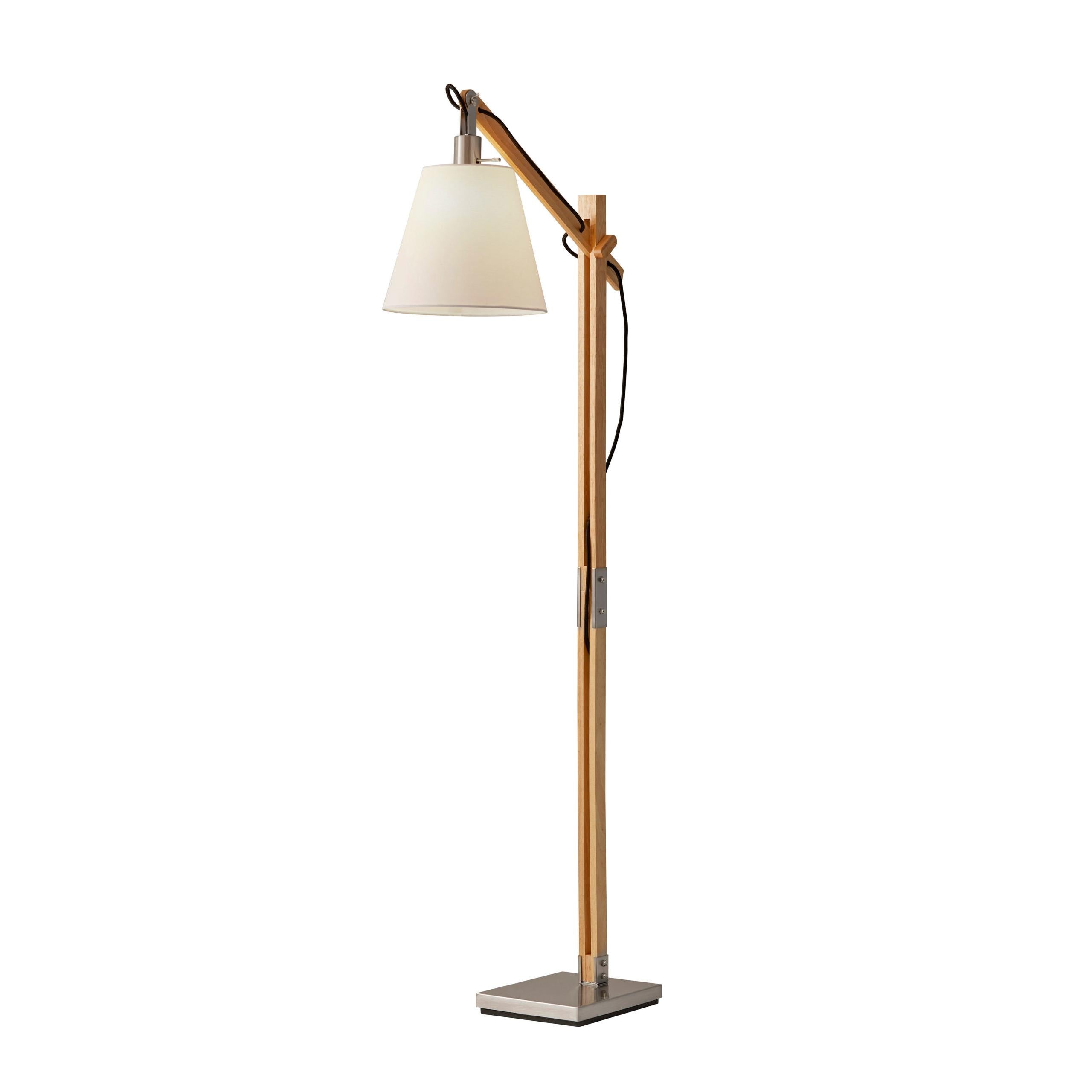 ELLIS Lampe sur pied Bois - 4089-12 | ADESSO