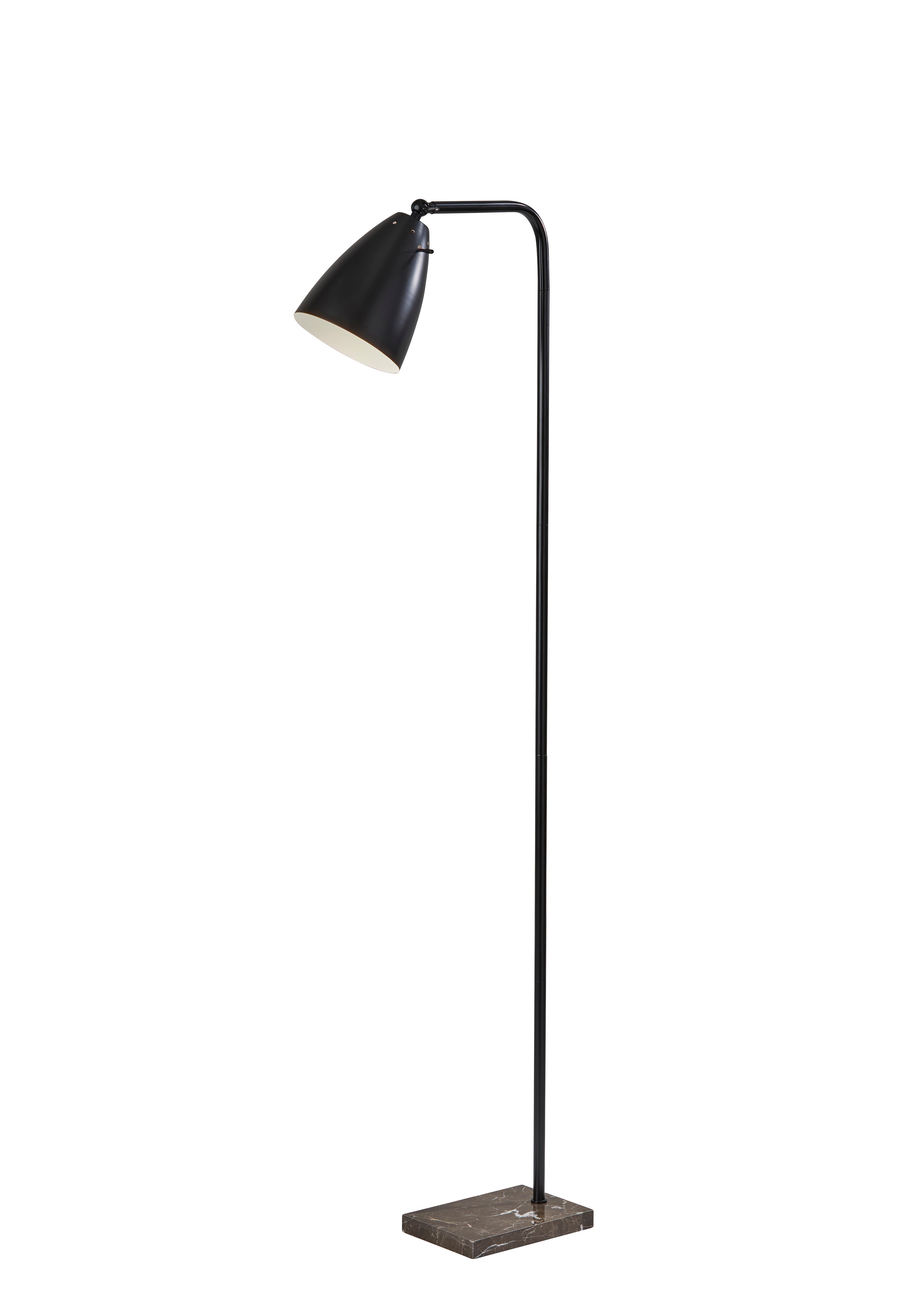 AUSTIN Lampe sur pied Noir - 4113-01 | ADESSO