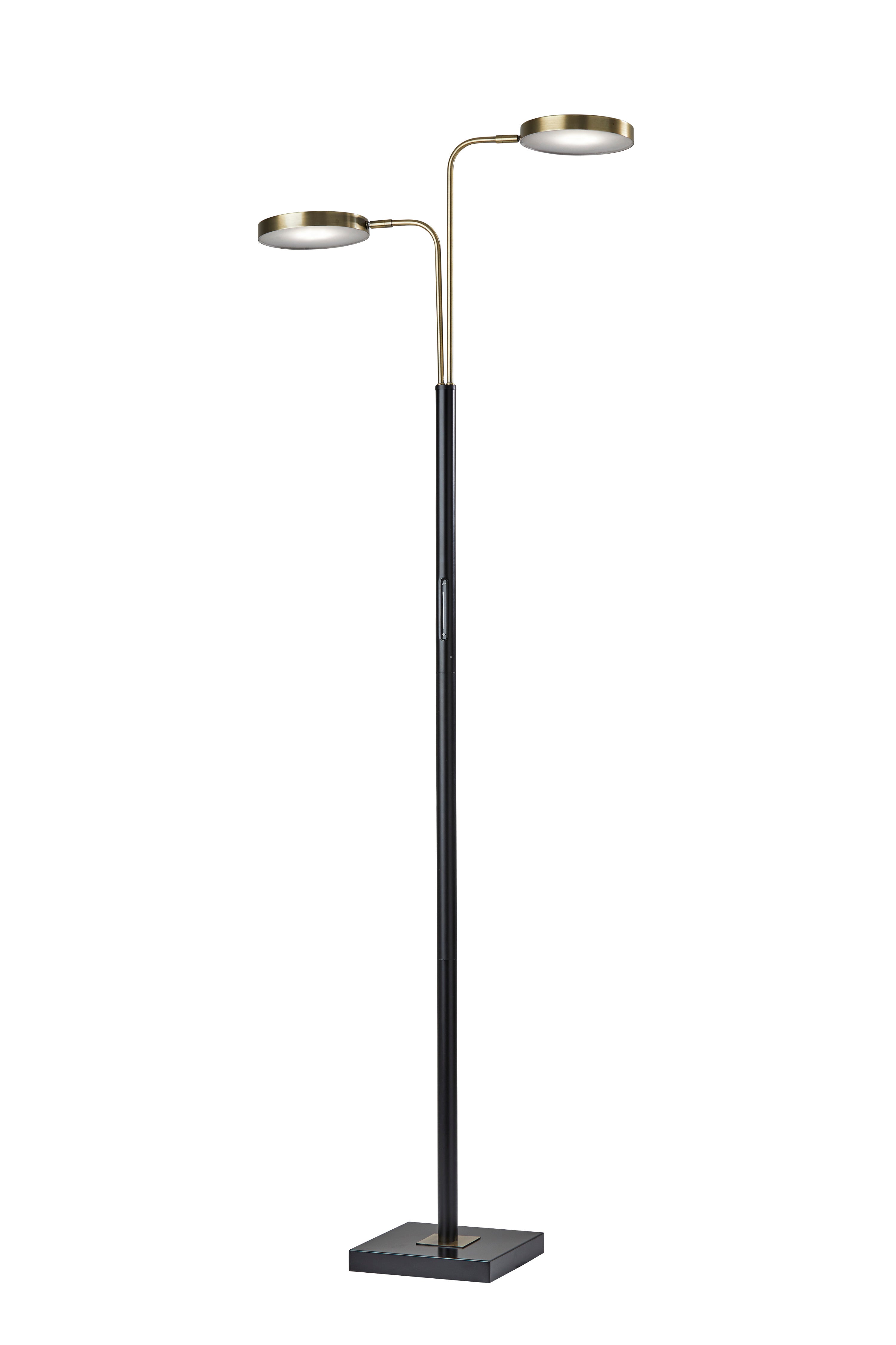 VERA Floor lamp Black, Gold INTEGRATED LED - 4127-01 | ADESSO