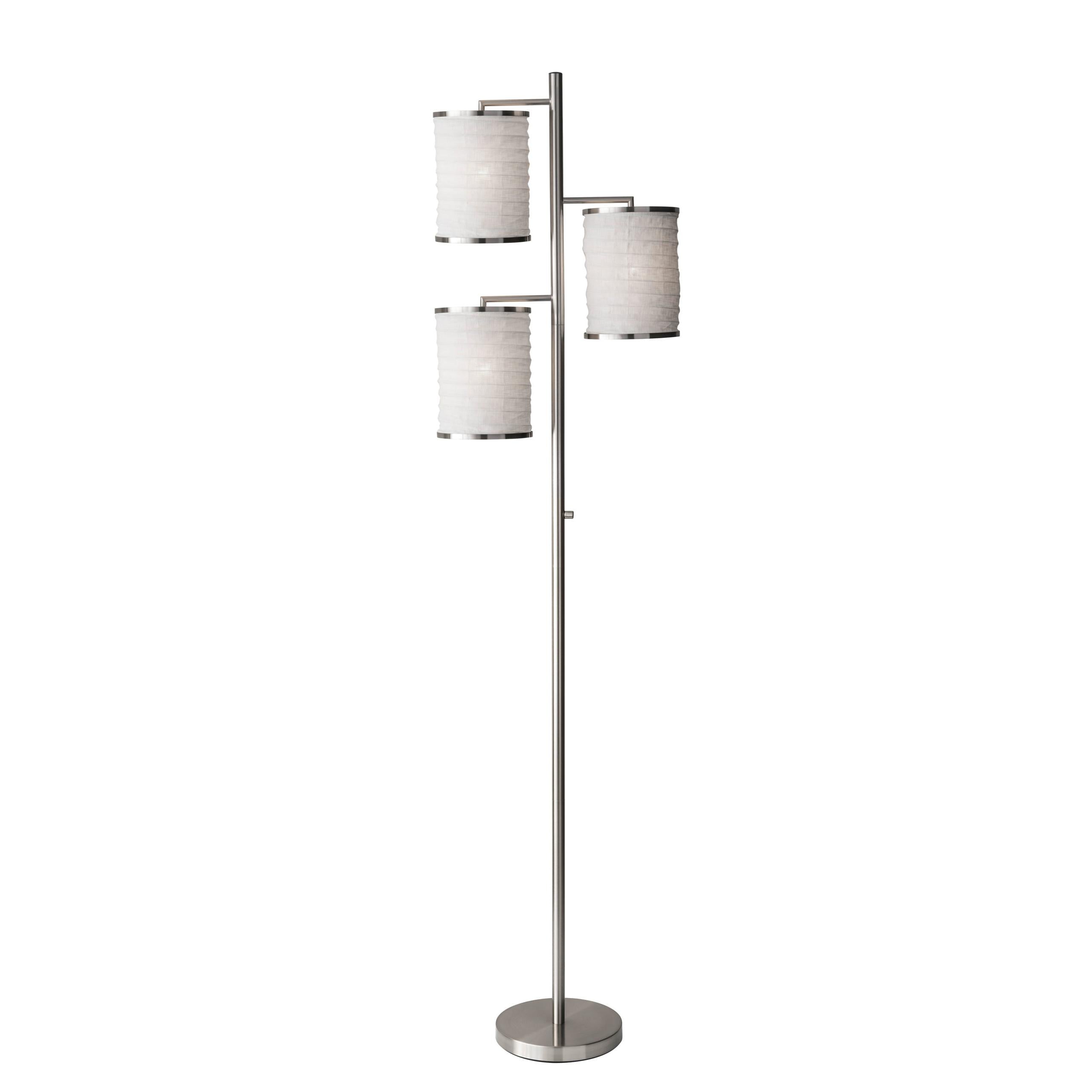 BELLOWS Floor lamp Stainless steel - 4152-22 | ADESSO