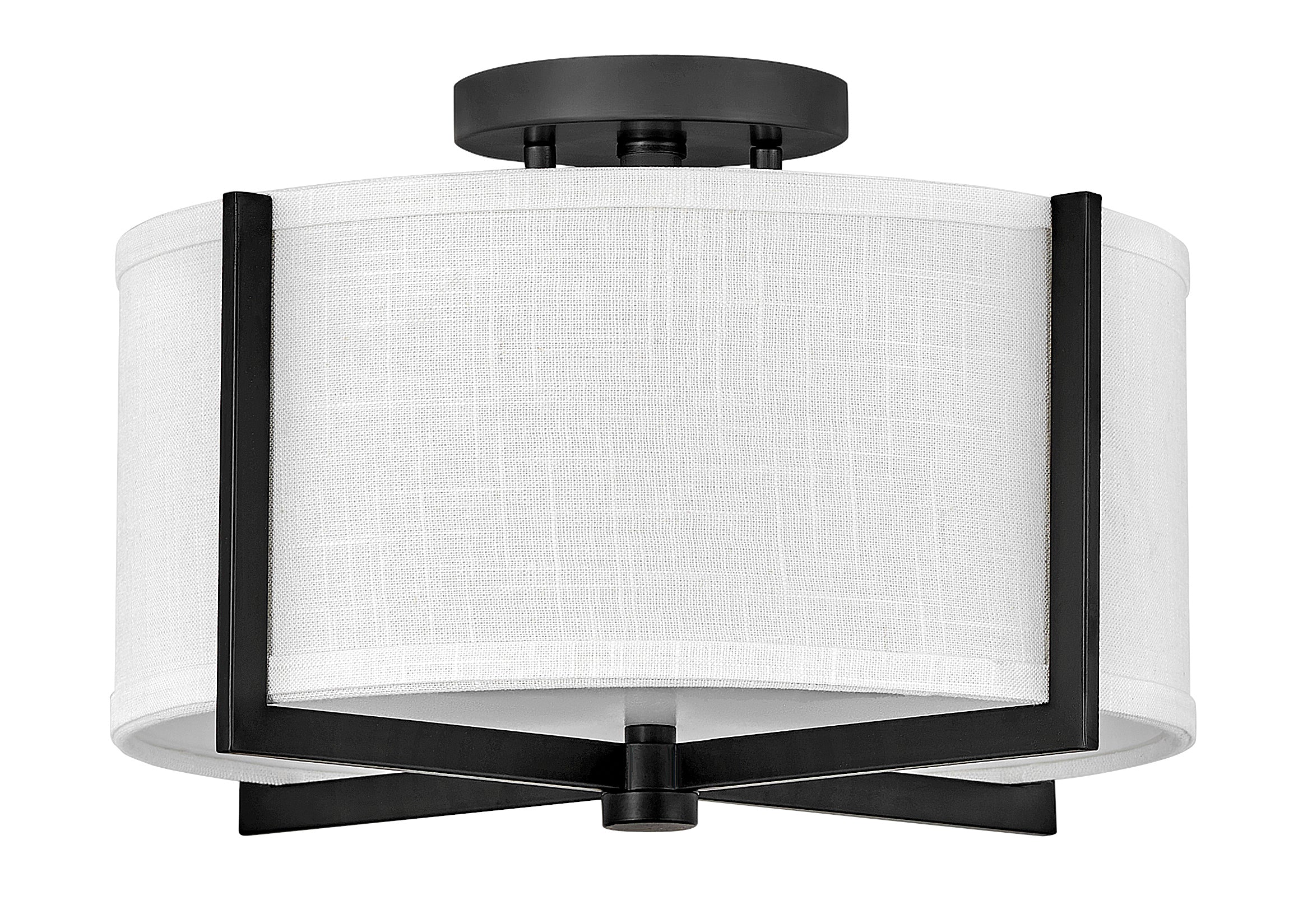 AXIS Flush mount Black - 41706BK | HINKLEY