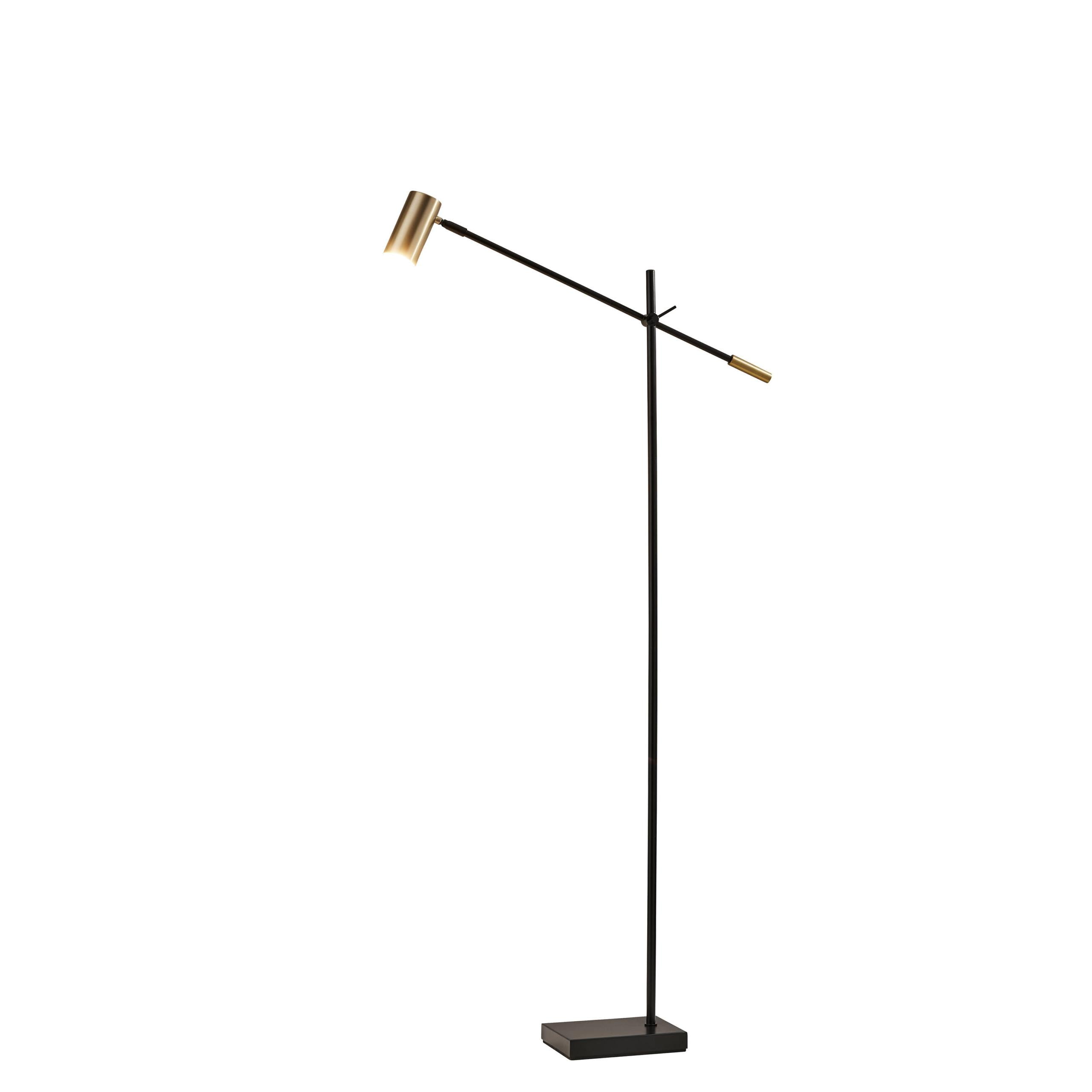 COLLETTE Floor lamp Black, Gold INTEGRATED LED - 4218-01 | ADESSO