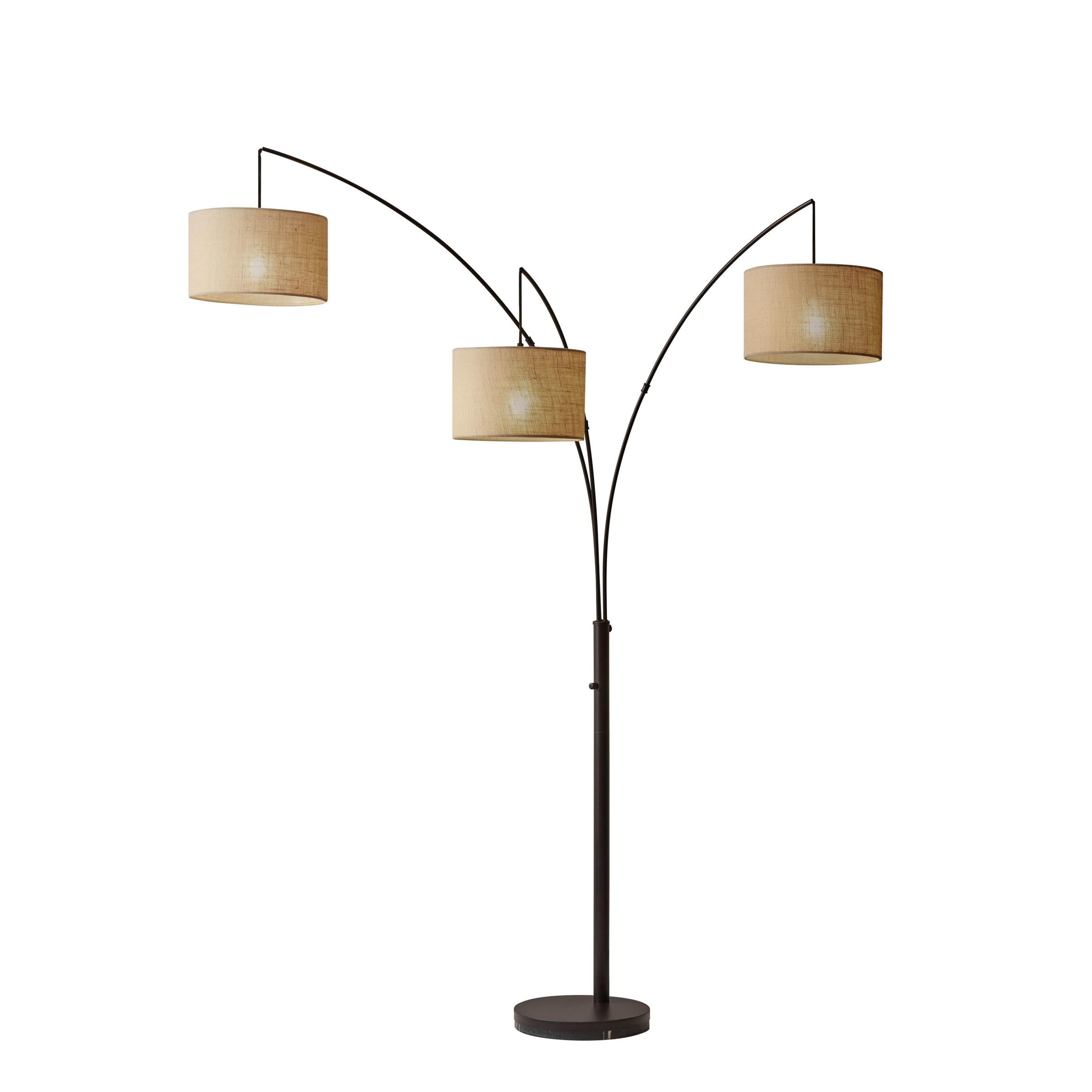 TRINITY Lampe sur pied Bronze - 4238-26 | ADESSO