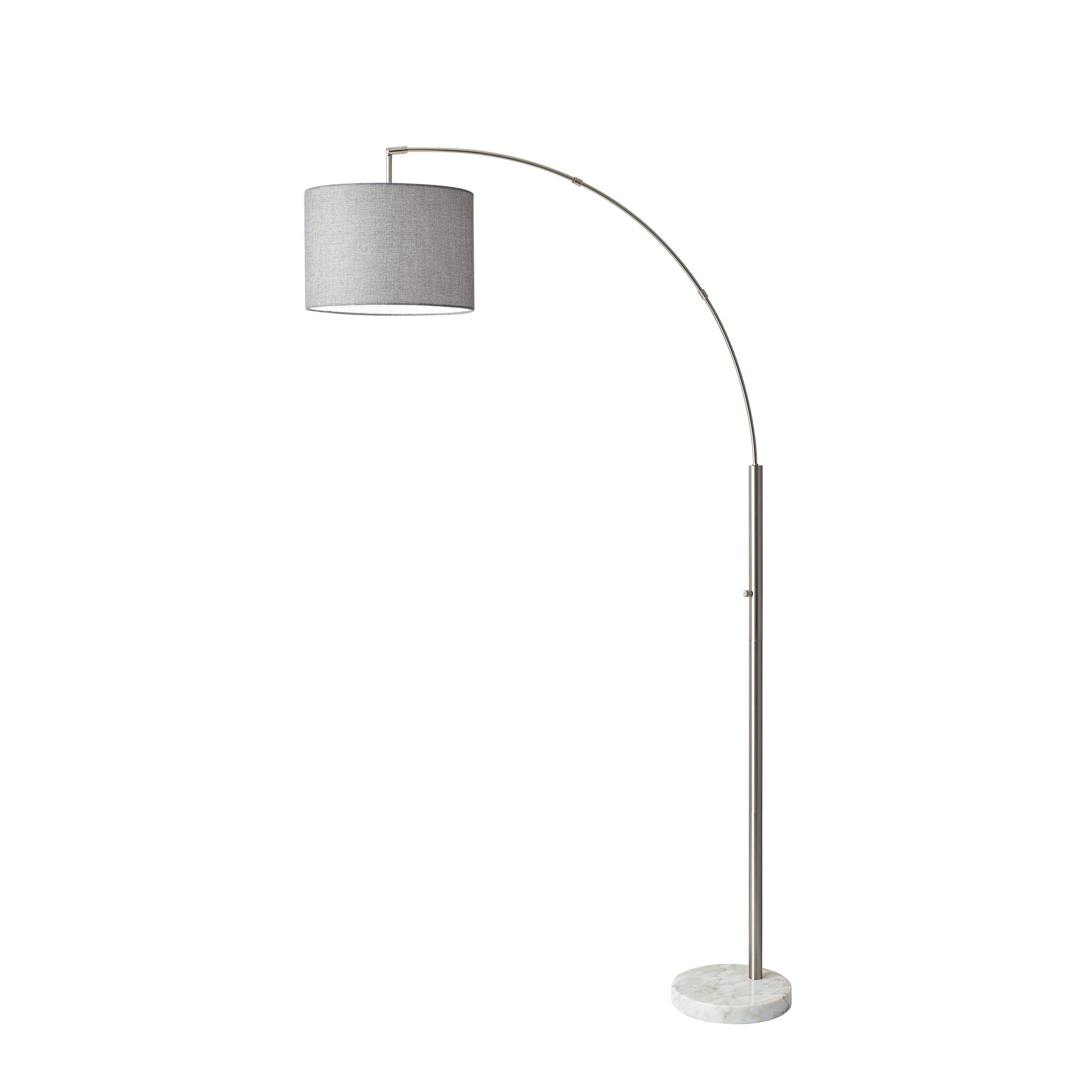 BOWERY Floor lamp Stainless steel - 4249-22 | ADESSO