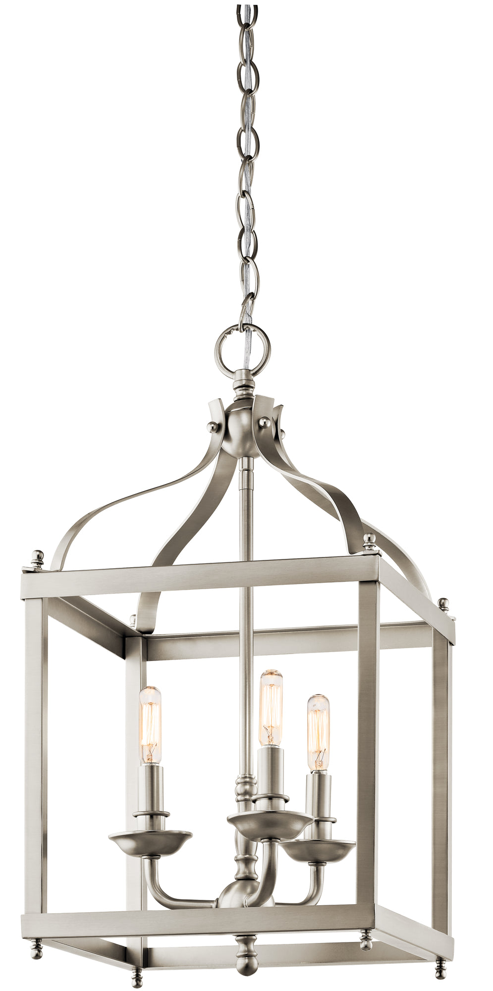 LARKIN Chandelier Nickel - 42566NI | KICHLER