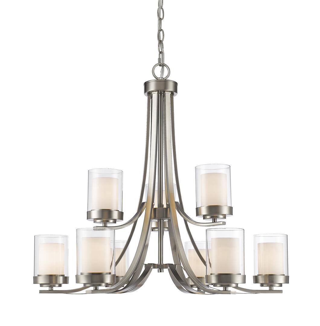 WILLOW Chandelier Nickel - 426-9-BN | Z-LITE