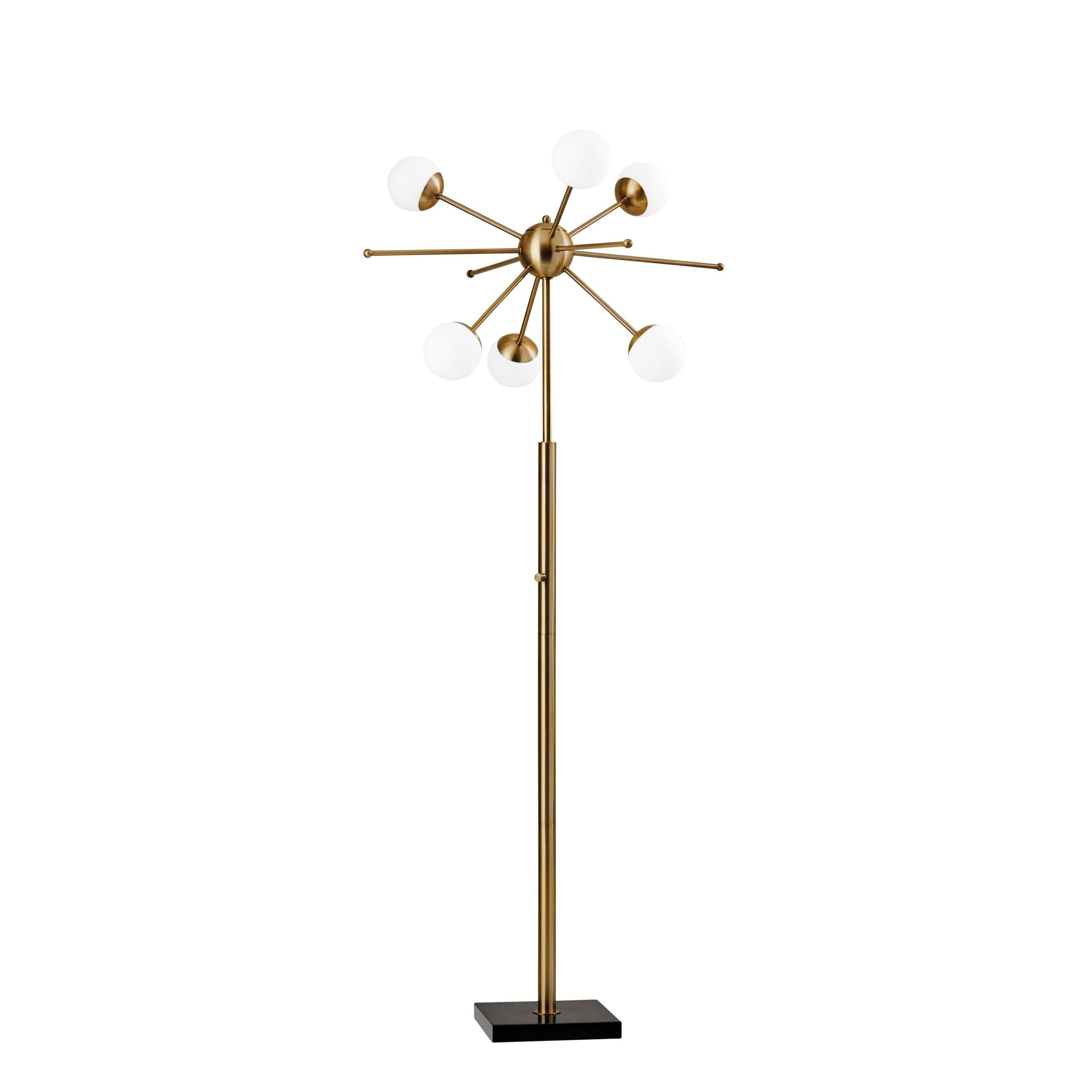 DOPPLER Floor lamp Gold - 4271-21 | ADESSO