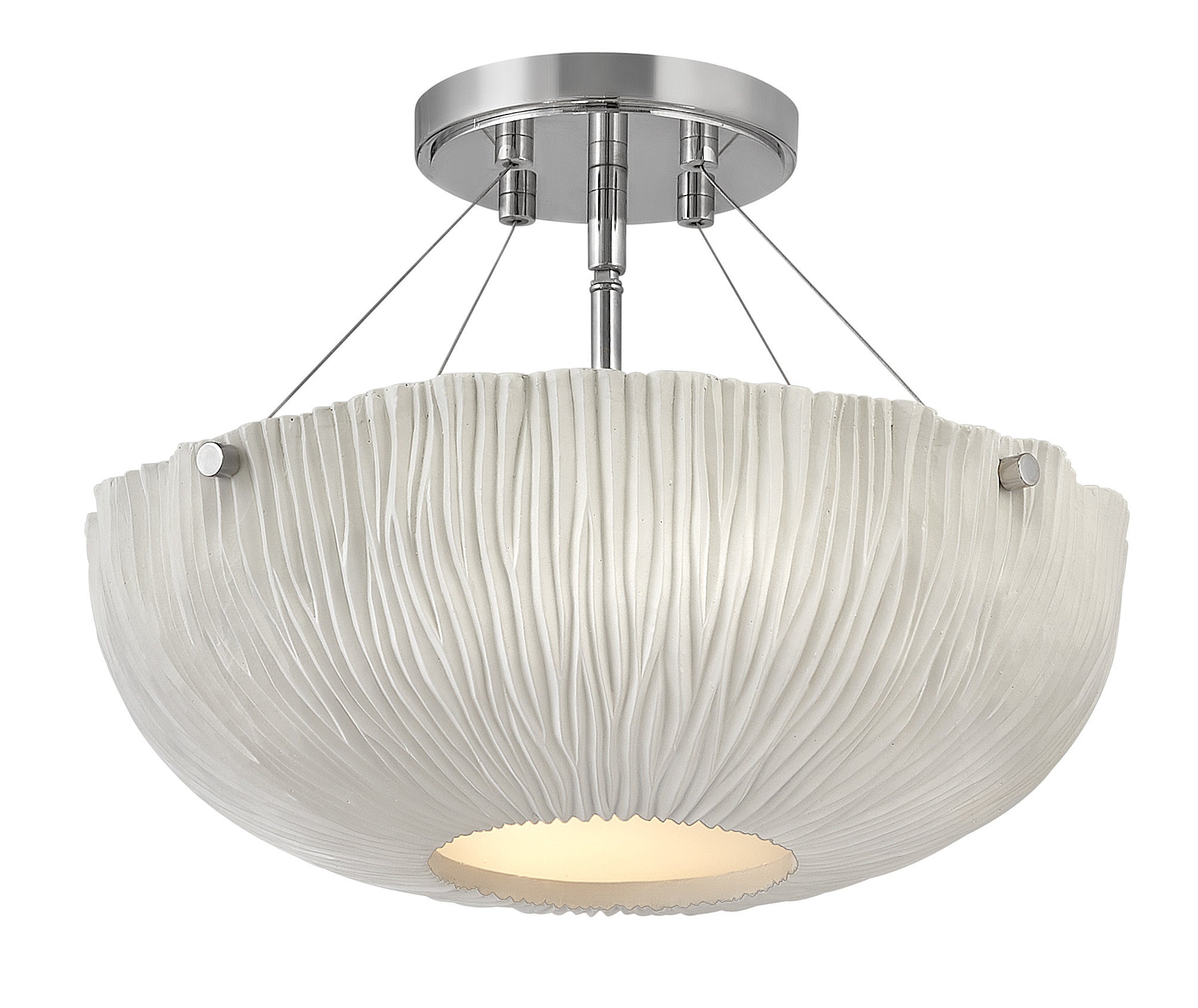 CORAL Flush mount White - 43203SHW | HINKLEY