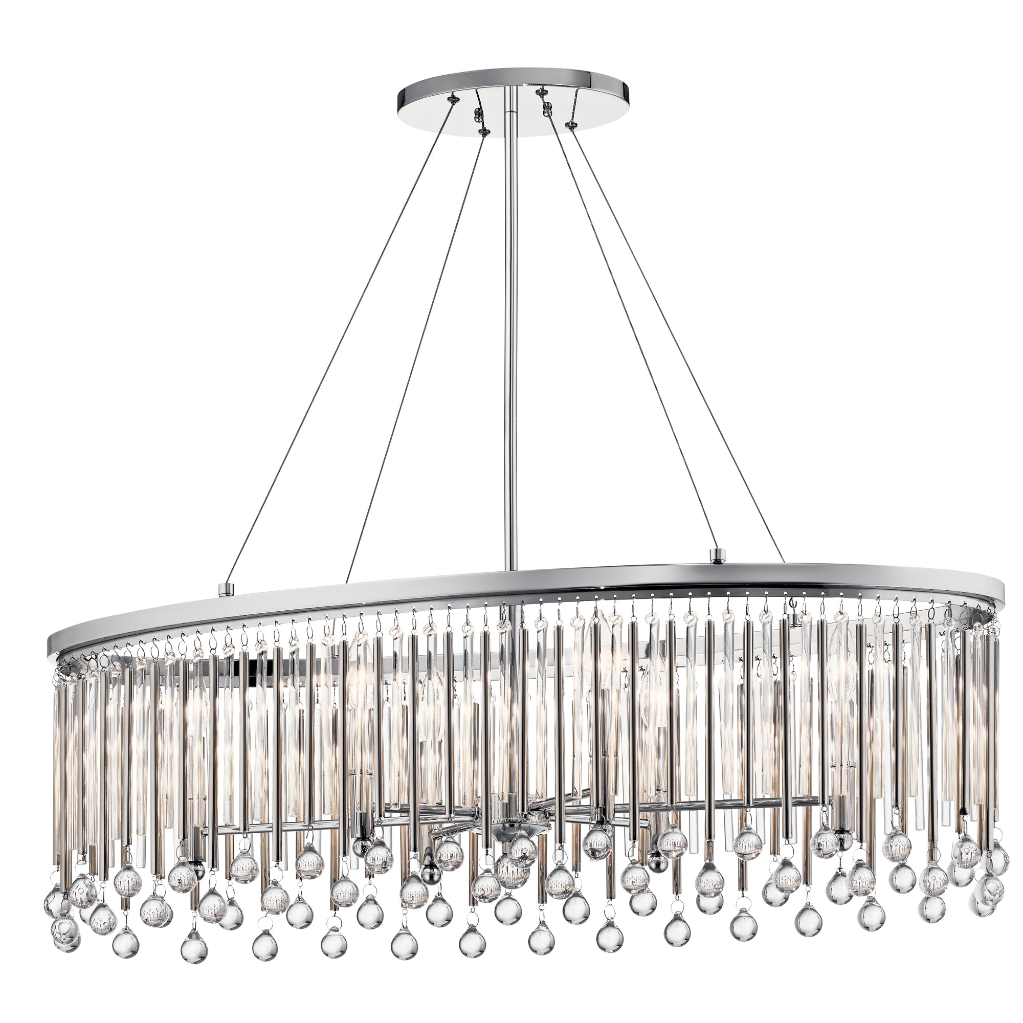 PIPER Chandelier Chrome - 43725CH | KICHLER