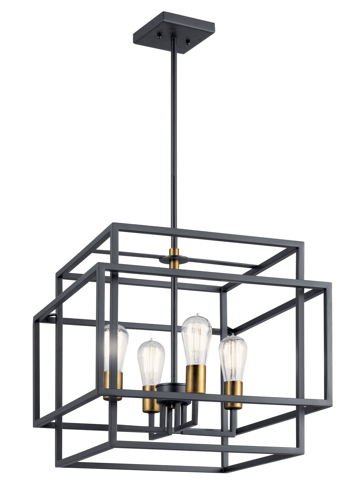 TAUBERT Chandelier Noir - 43984BK | KICHLER