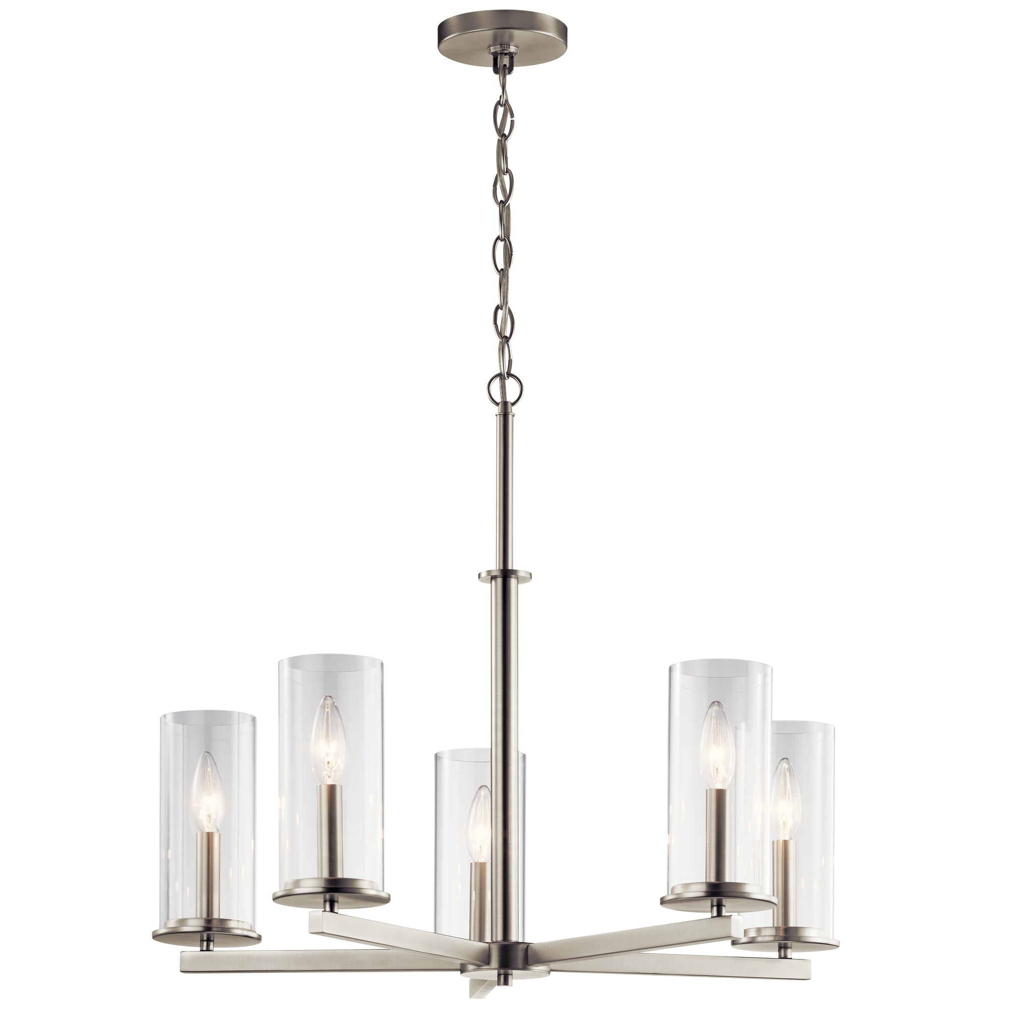 CROSBY Chandelier Nickel - 43999NI | KICHLER