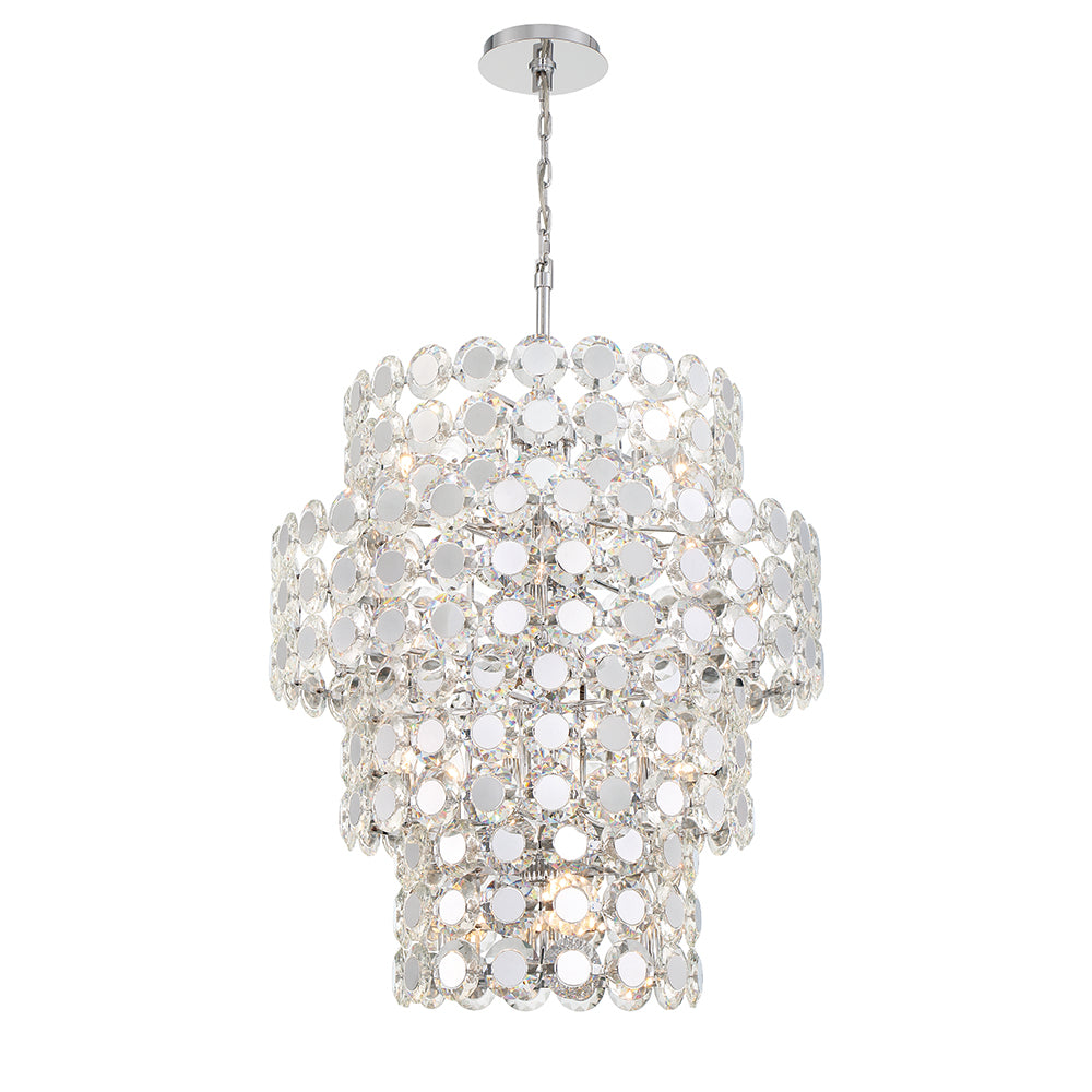 PERRENE Chandelier Chrome - 44289-010 | EUROFASE