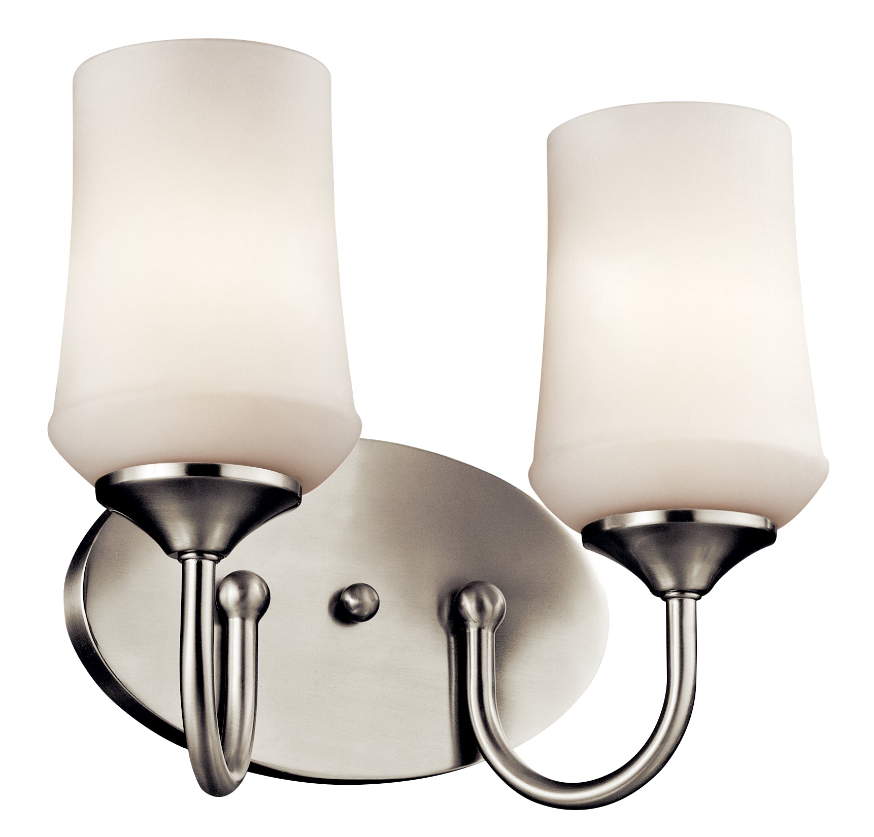 AUBREY Bathroom sconce Nickel - 45569NI | KICHLER