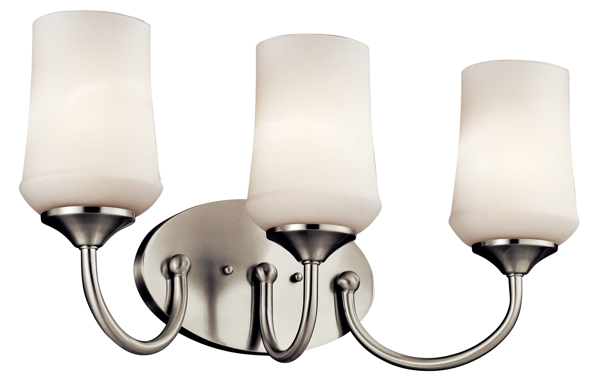 AUBREY Bathroom sconce Nickel - 45570NI | KICHLER