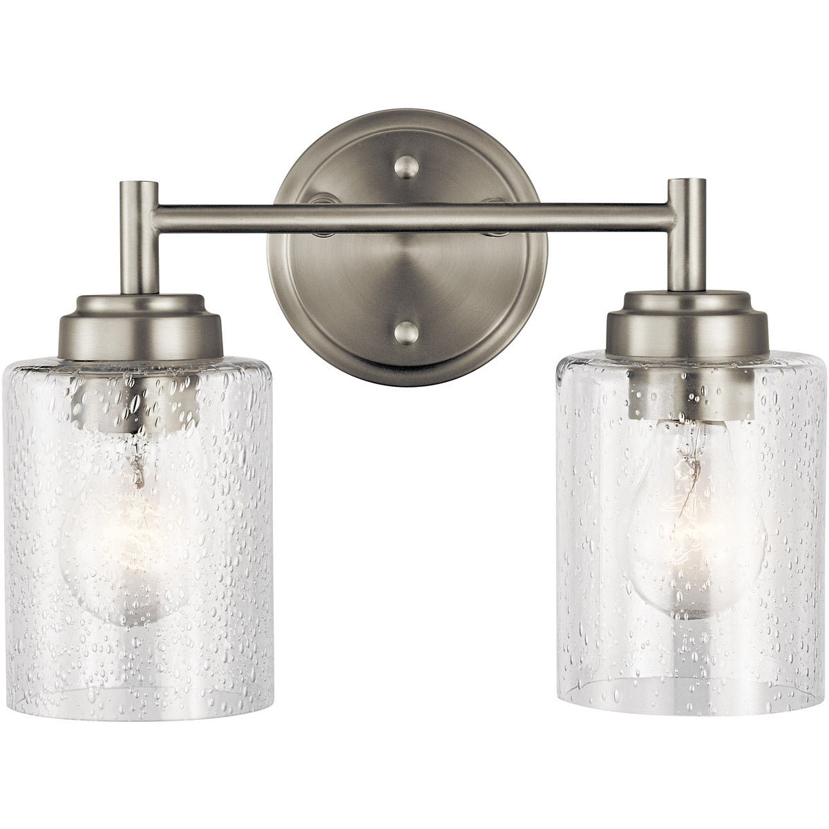 WINSLOW Bathroom sconce Nickel - 45885NI | KICHLER