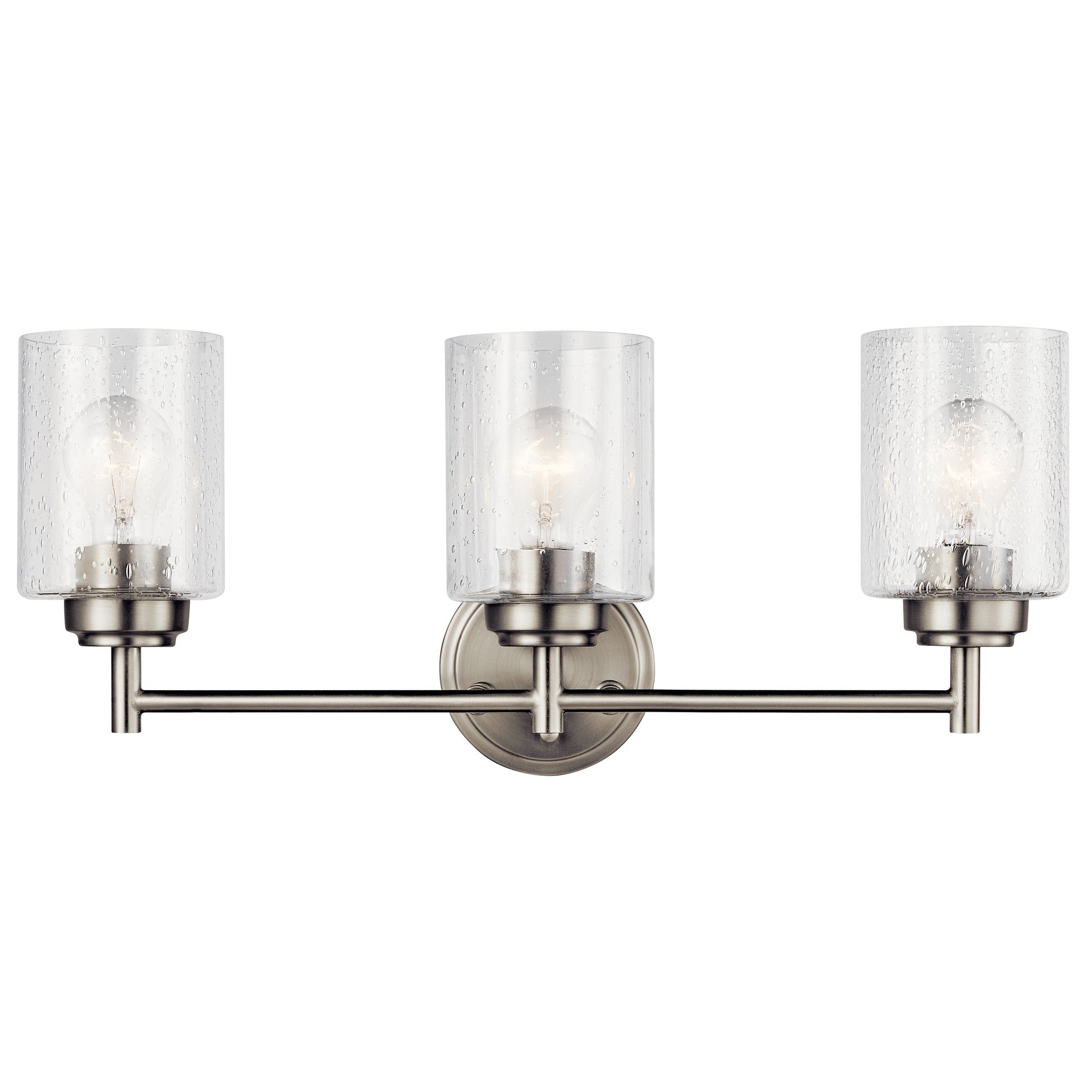 WINSLOW Bathroom sconce Nickel - 45886NI | KICHLER