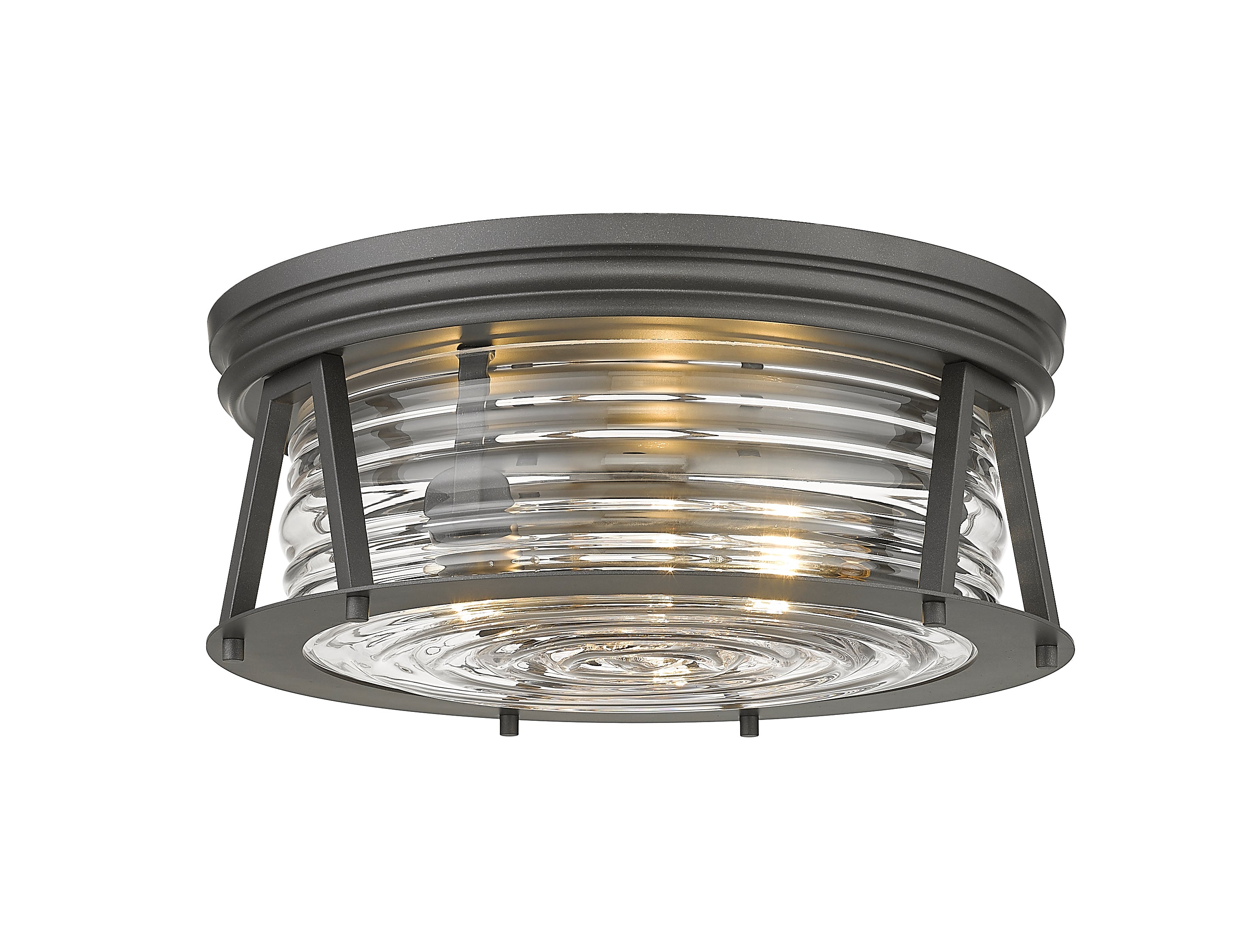 CAPE HARBOR Flush mount Bronze - 491F3-BRZ | Z-LITE