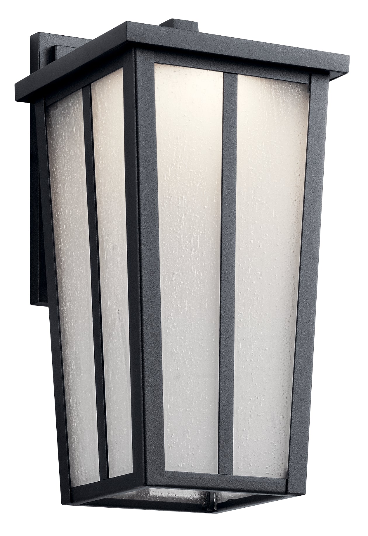 AMBER VALLEY Outdoor sconce Black - 49622BKTLED | KICHLER