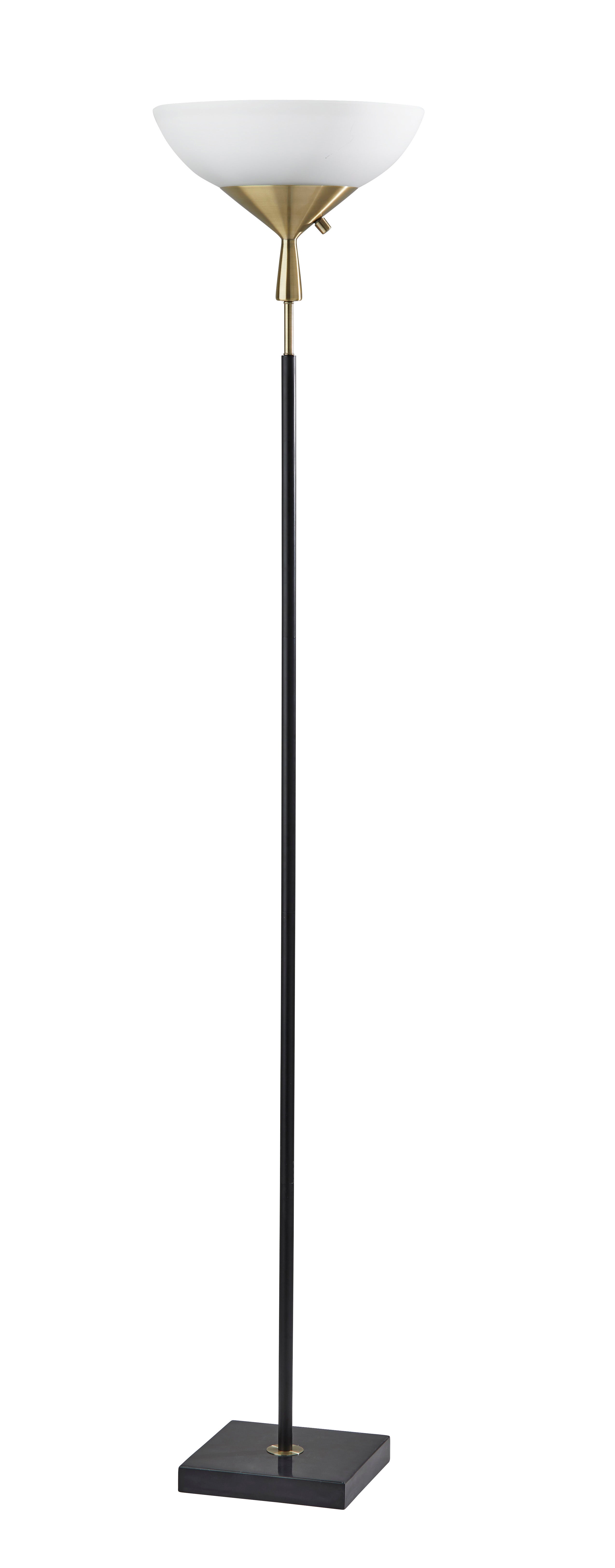 COSMO Floor lamp Black, Gold - 5007-01 | ADESSO