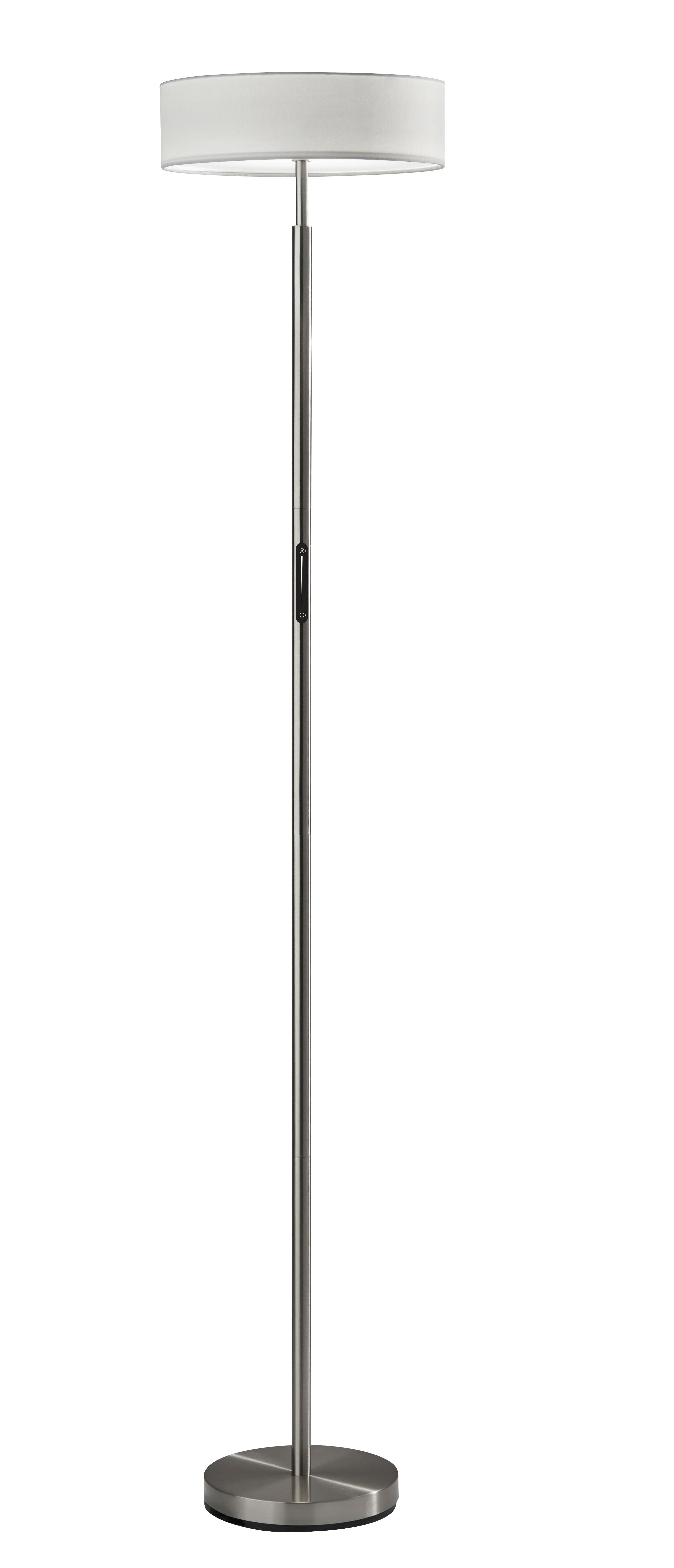 DEVIN Floor lamp Stainless steel INTEGRATED LED - 5009-22 | ADESSO